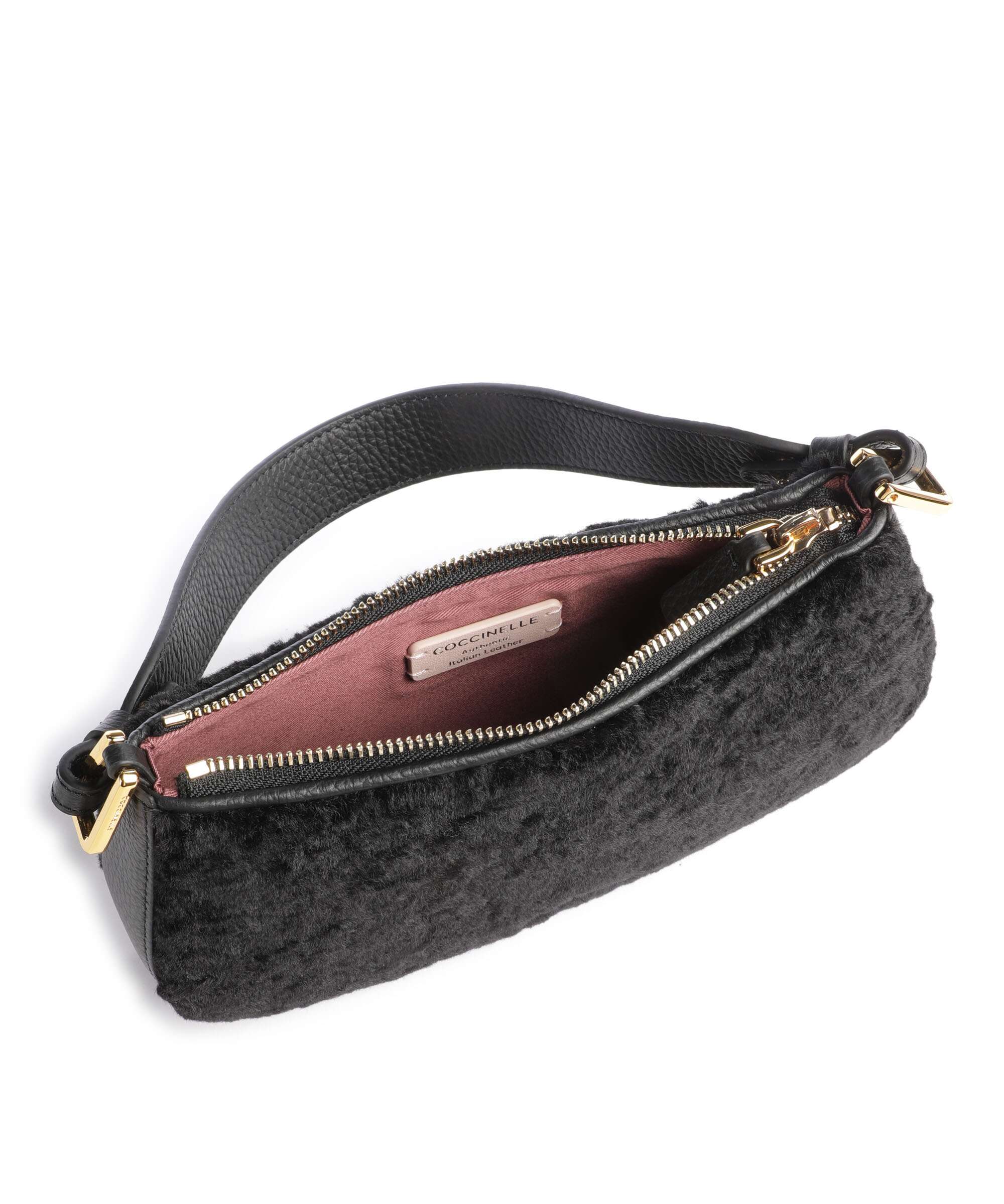 Coccinelle Merveille Astrakan Shoulder bag noir - Image 6