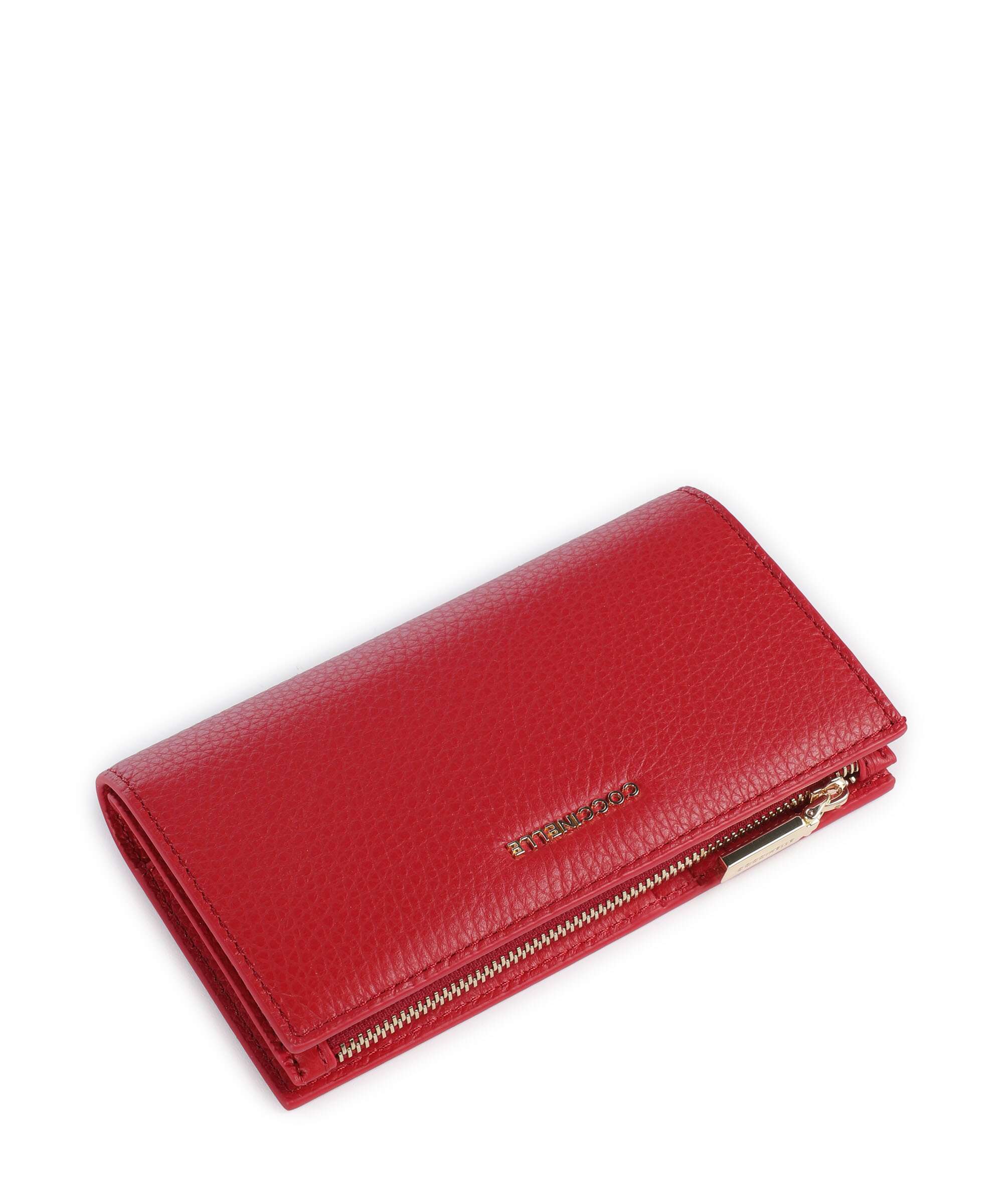 Coccinelle Metallic Soft Wallet scarlet - Image 4