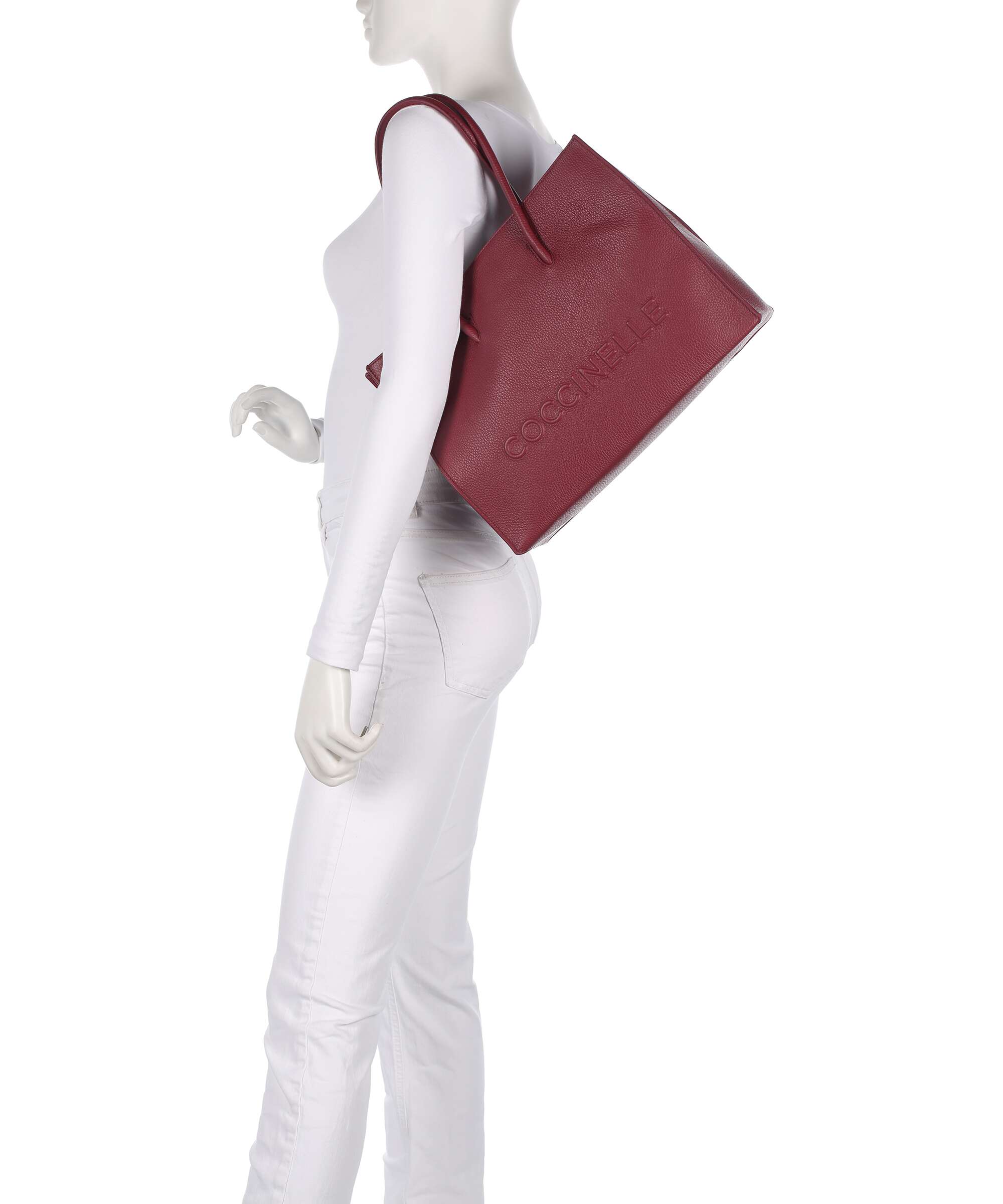 Coccinelle Myrtha Maxi Logo Tote bag ribes - Image 3