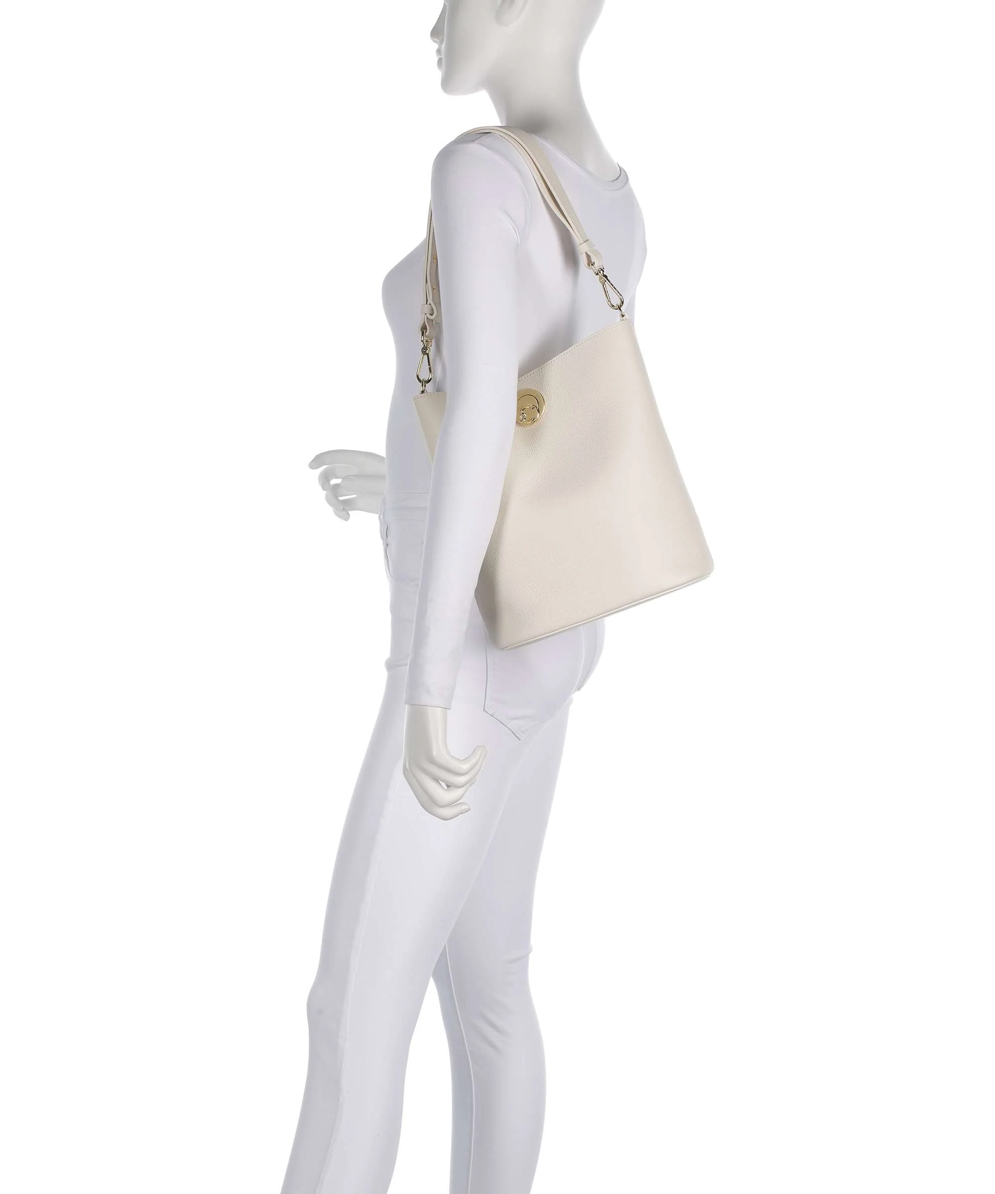 Coccinelle Nikla Bucket bag pearl/cognac - Image 3