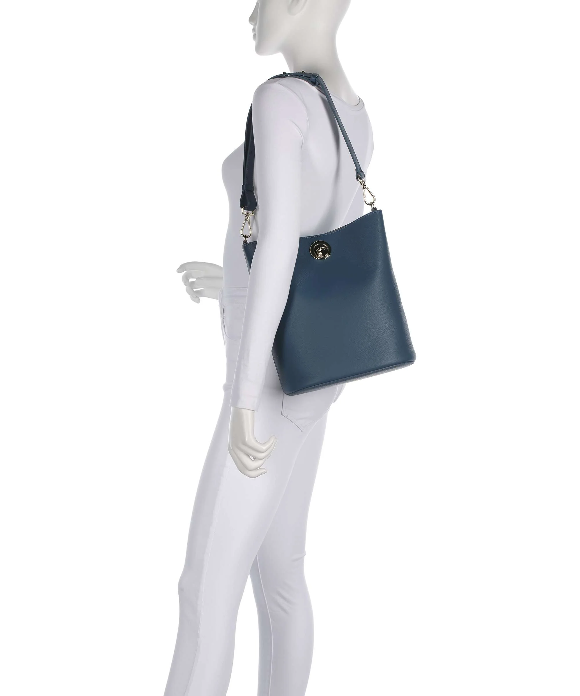 Coccinelle Nikla Bucket bag deep blue/sandshell - Image 3