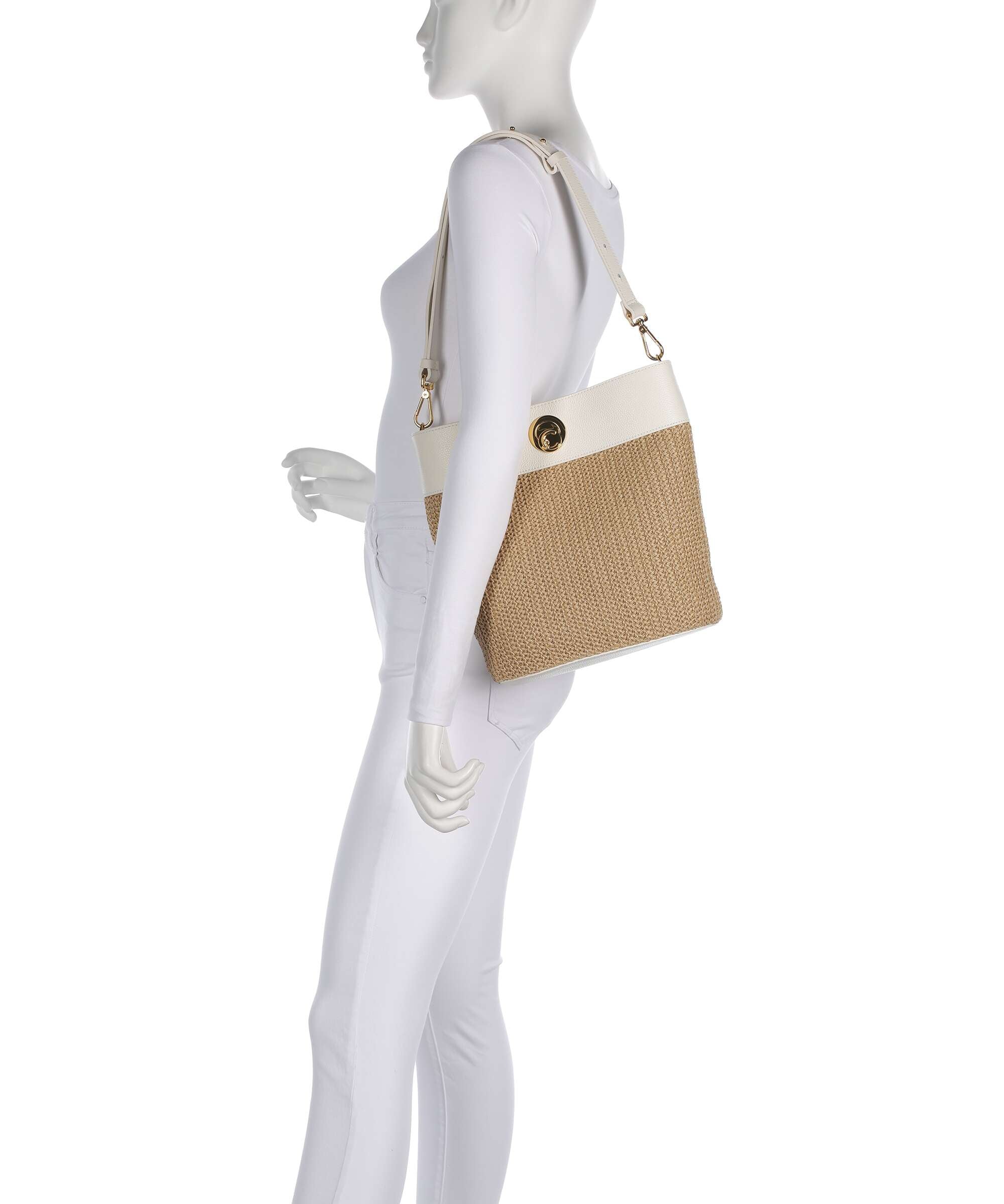 Coccinelle Nikla Bucket bag natural/pearl - Image 3