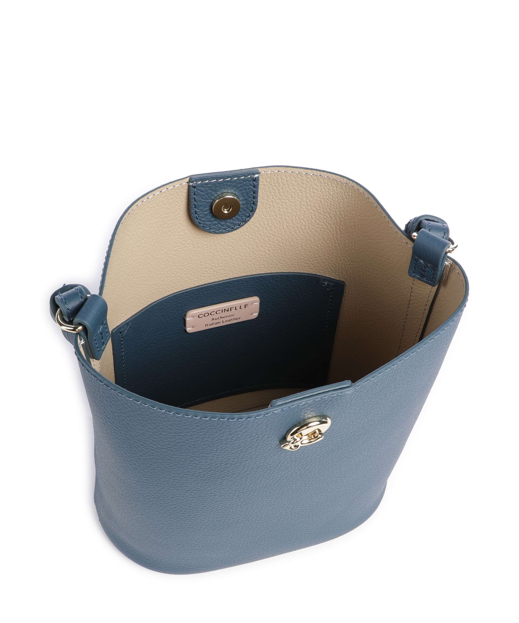 Coccinelle Nikla Bucket bag deep blue/sandshell - Image 6