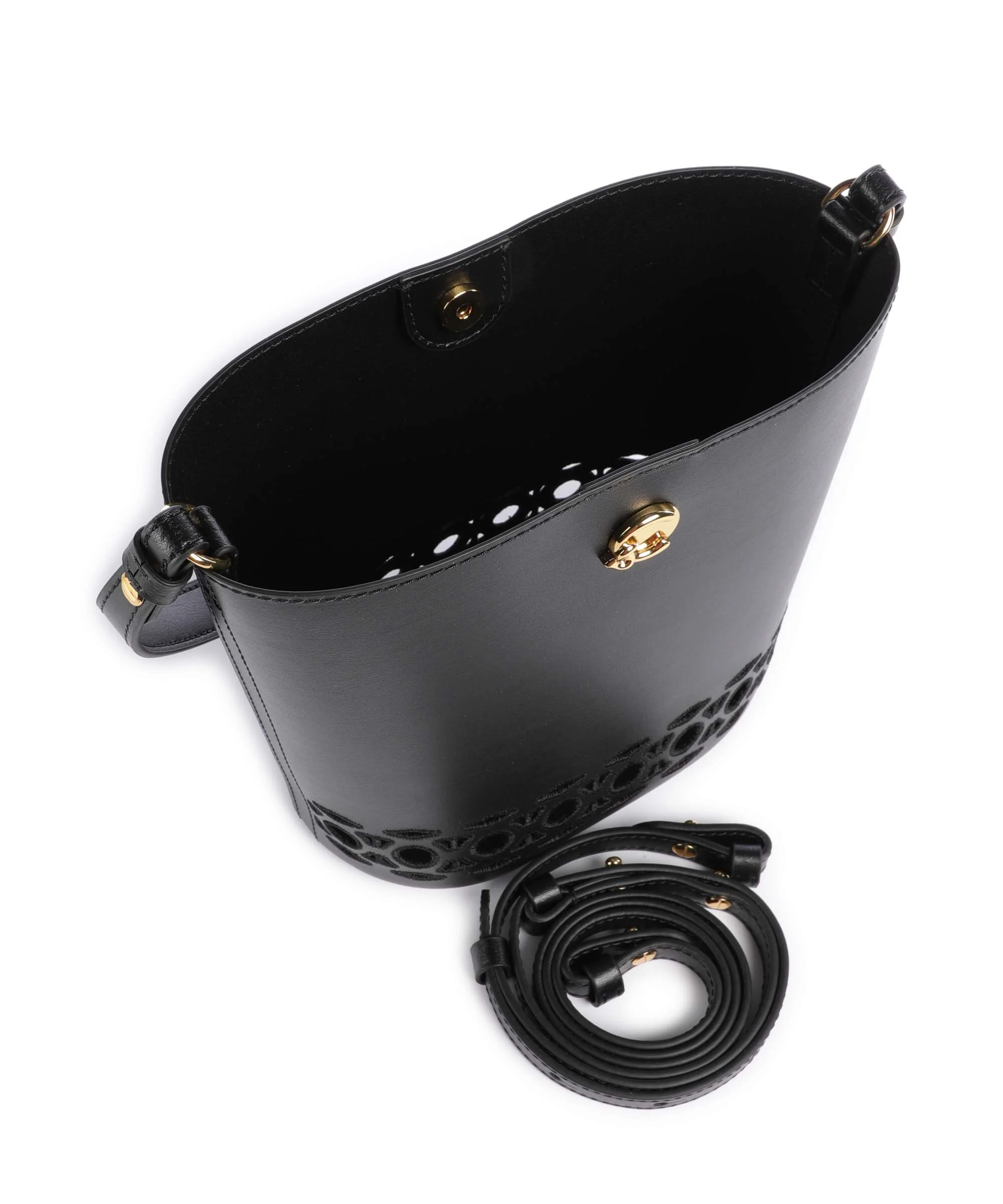 Coccinelle Nikla Monogram Sangallo Bucket bag noir - Image 6