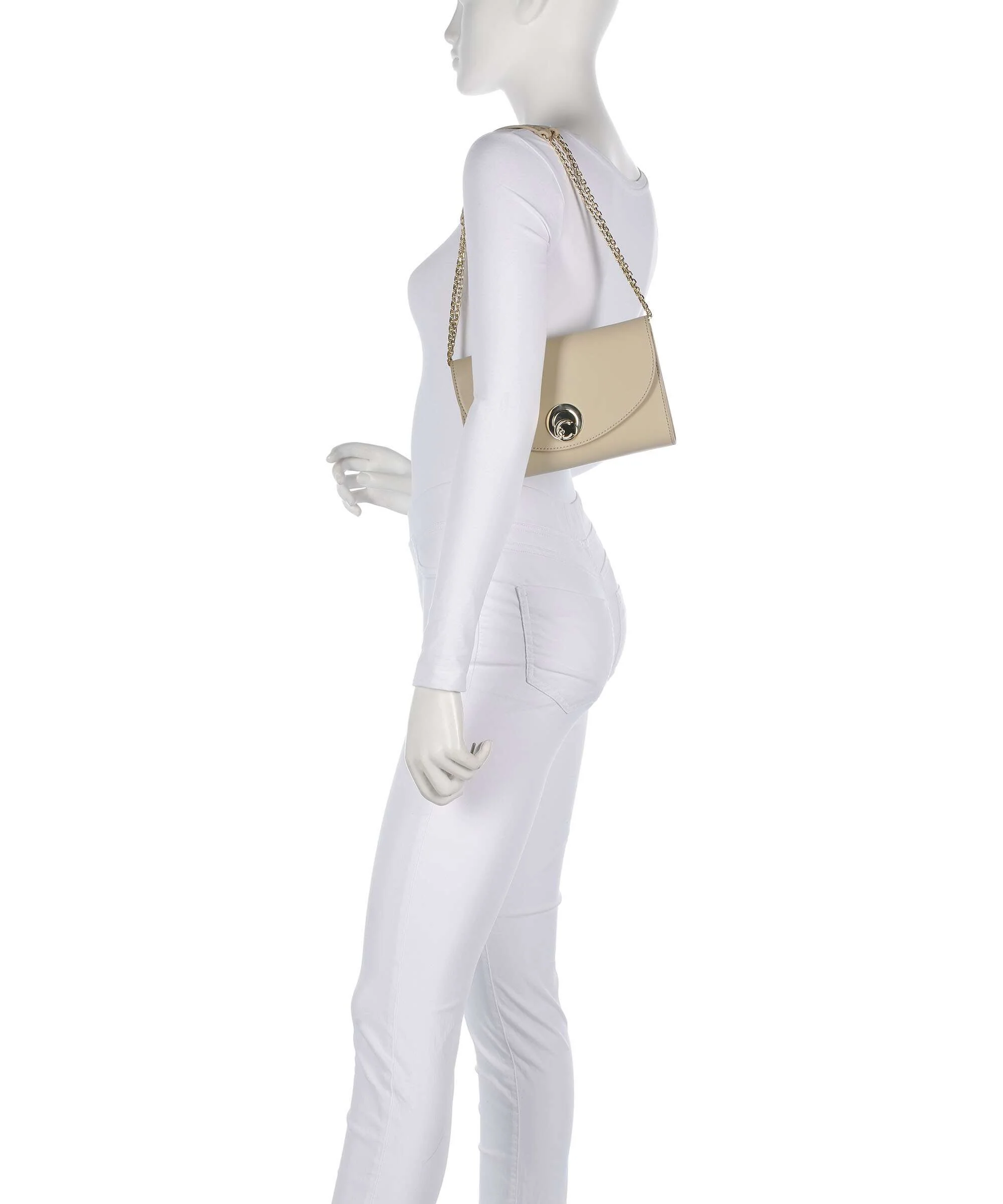 Coccinelle Nikla Smooth Crossbody bag sandshell - Image 4