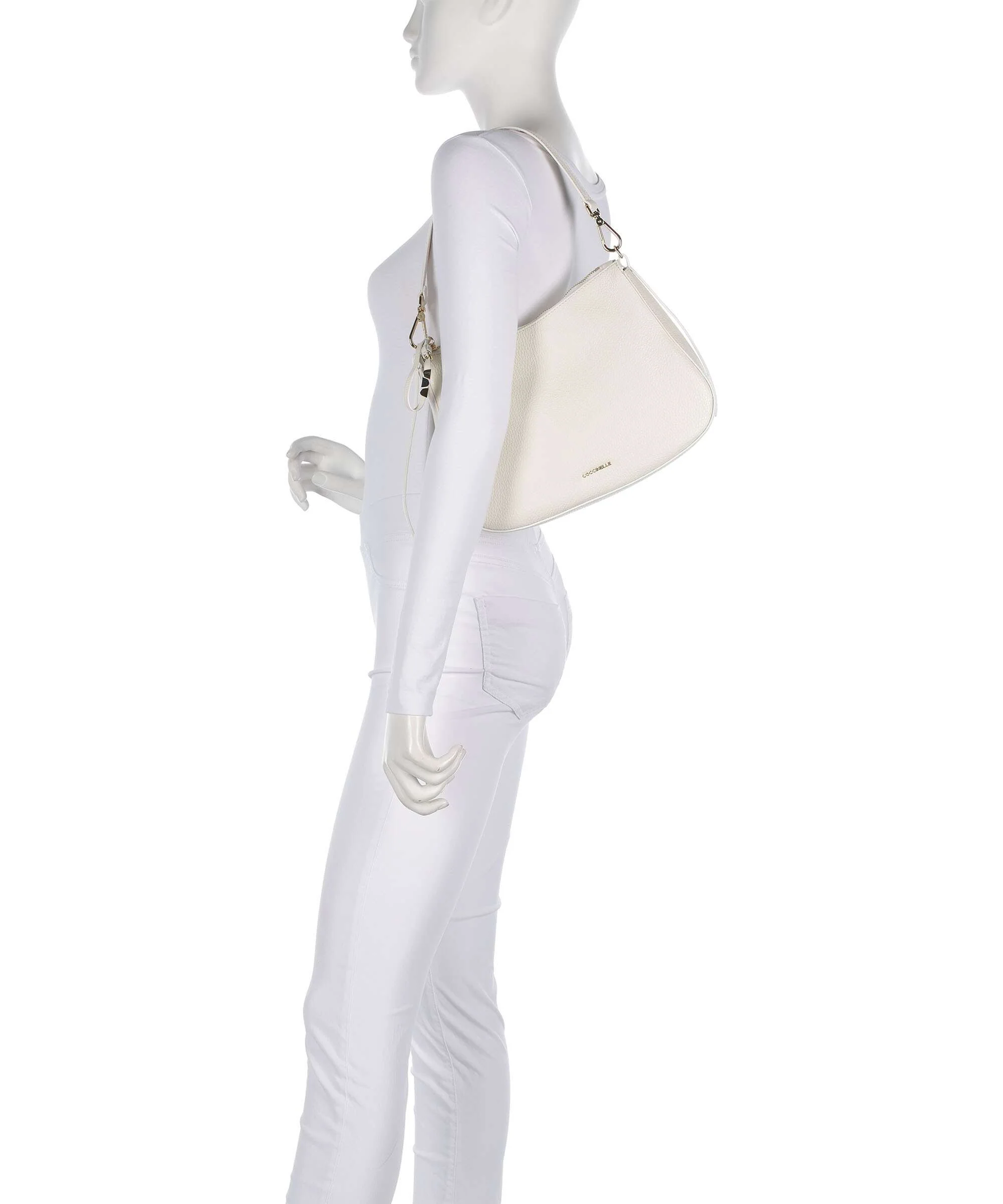 Coccinelle Nory Hobo bag pearl - Image 3