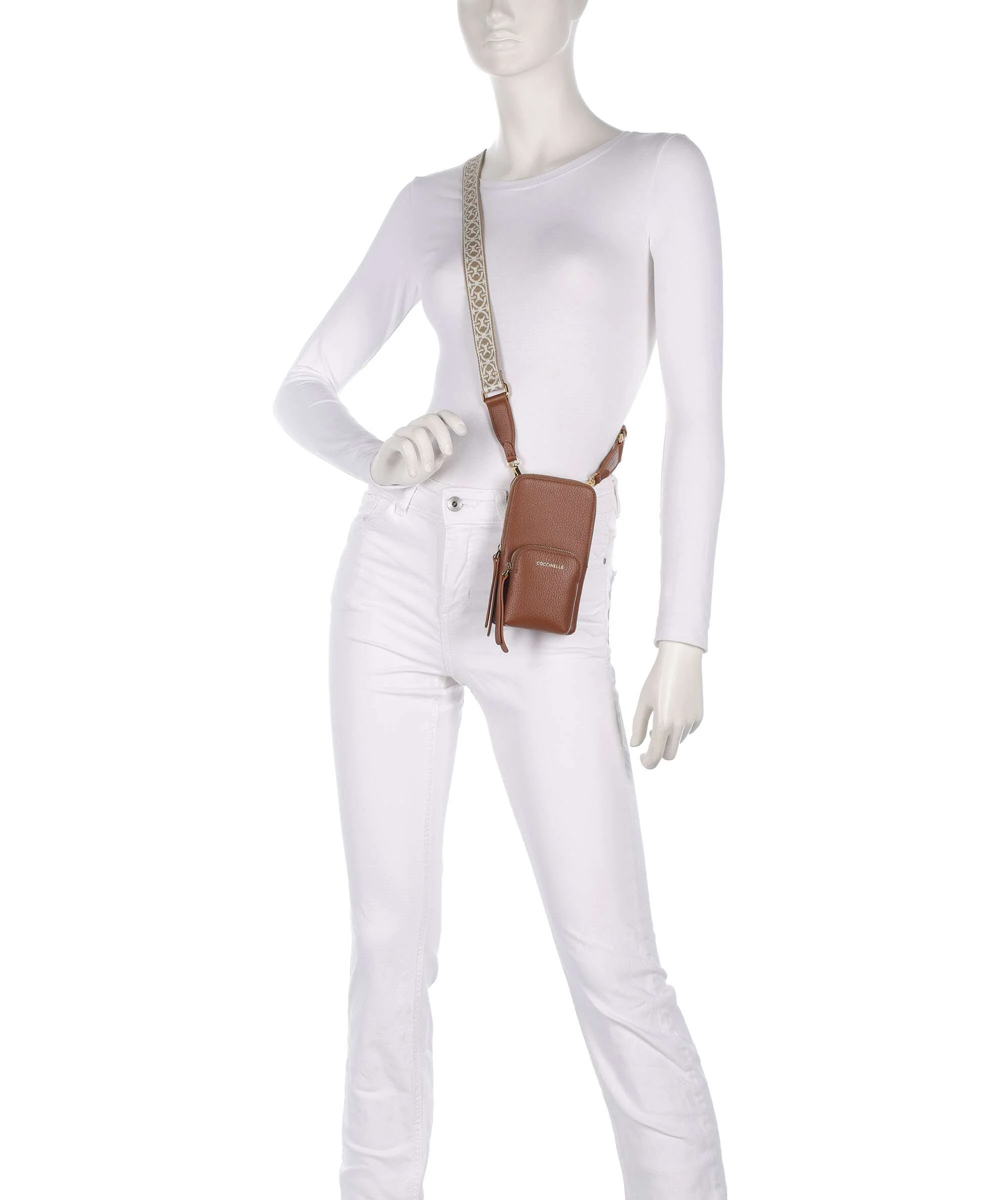 Coccinelle Pixie Phone bag cognac - Image 3