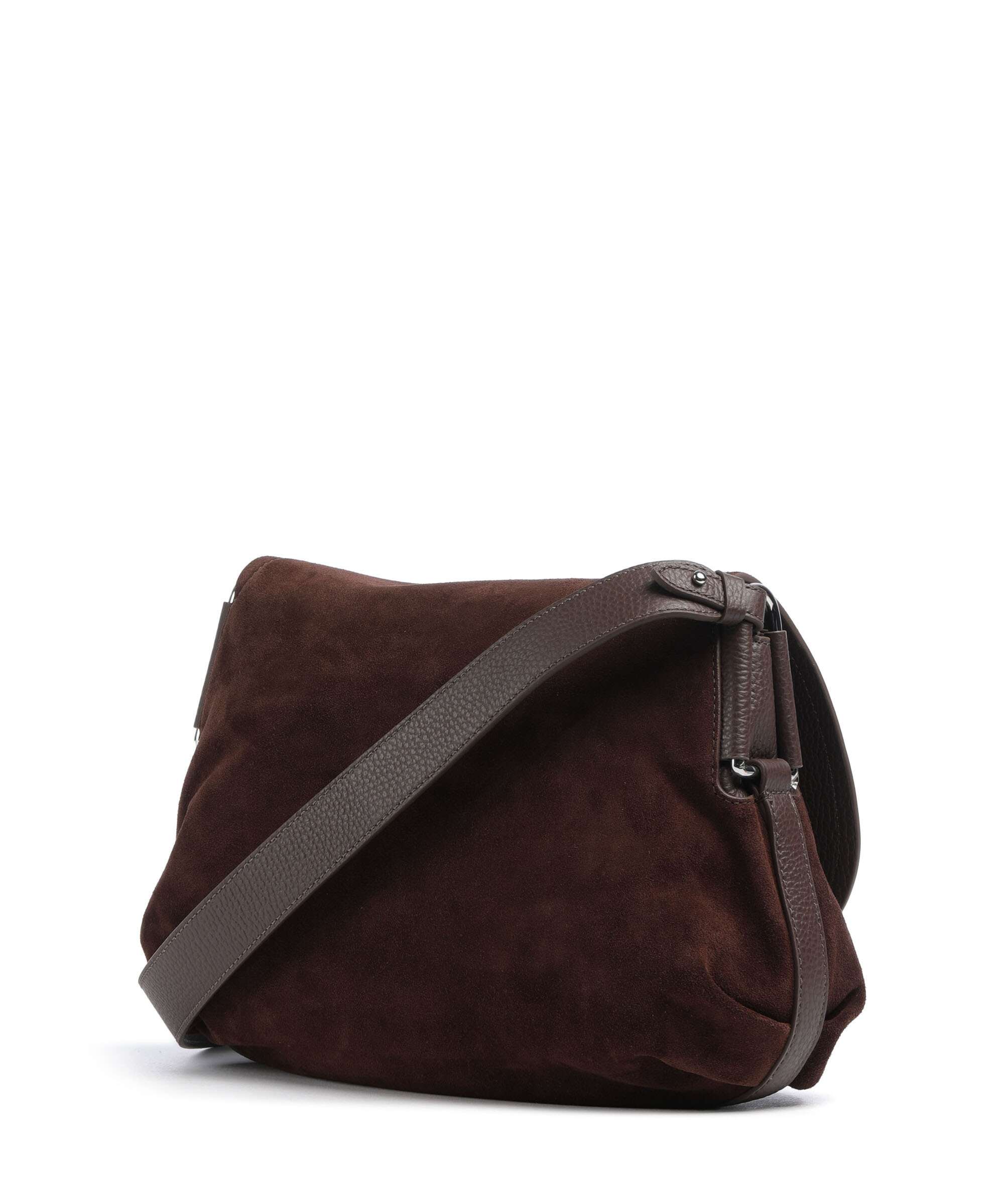 Coccinelle Rebekka Suede Shoulder bag brunette - Image 2