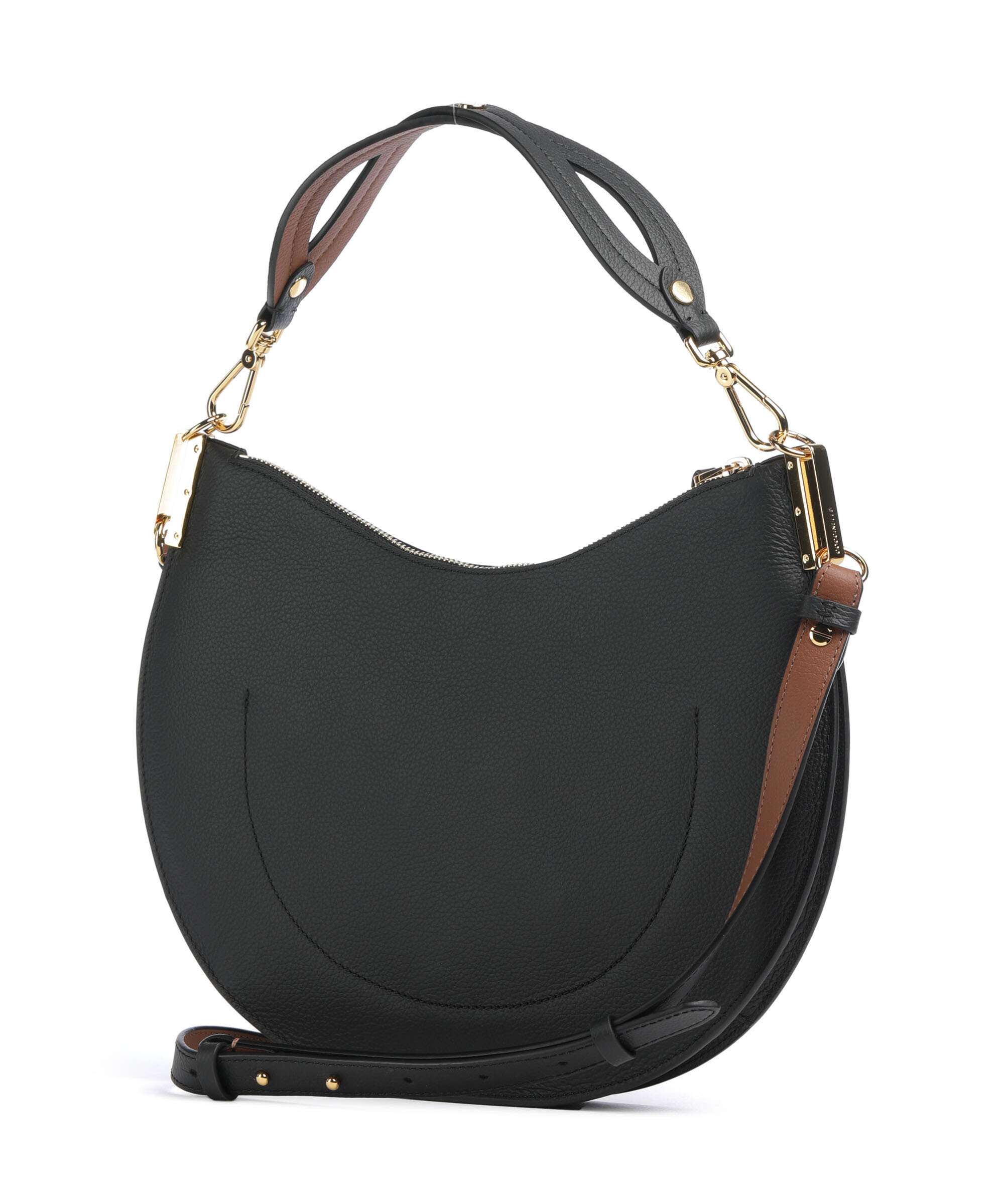 Coccinelle Sunup Hobo bag noir/cognac - Image 2