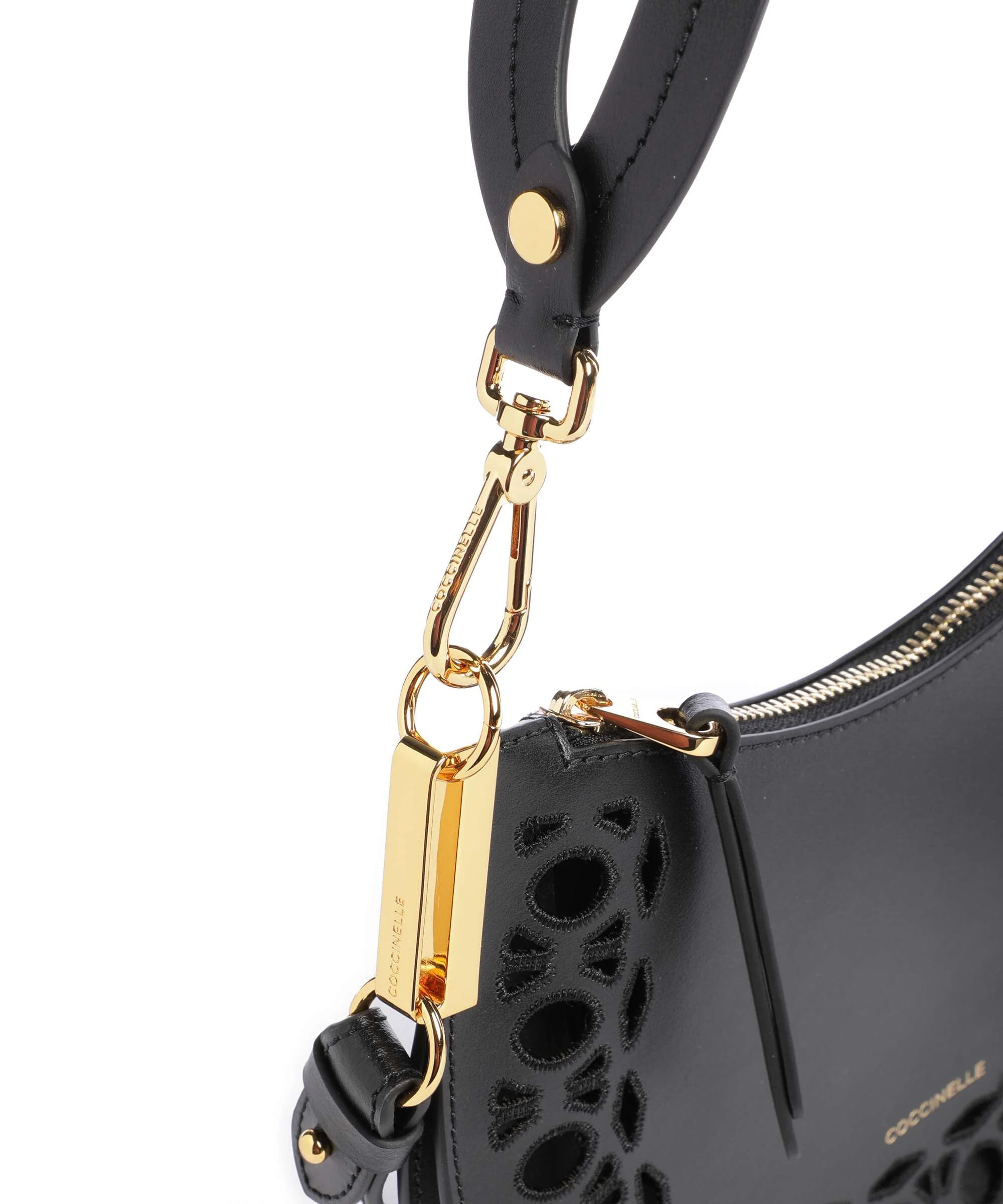 Coccinelle Sunup Monogram Sangallo Shoulder bag noir - Image 5