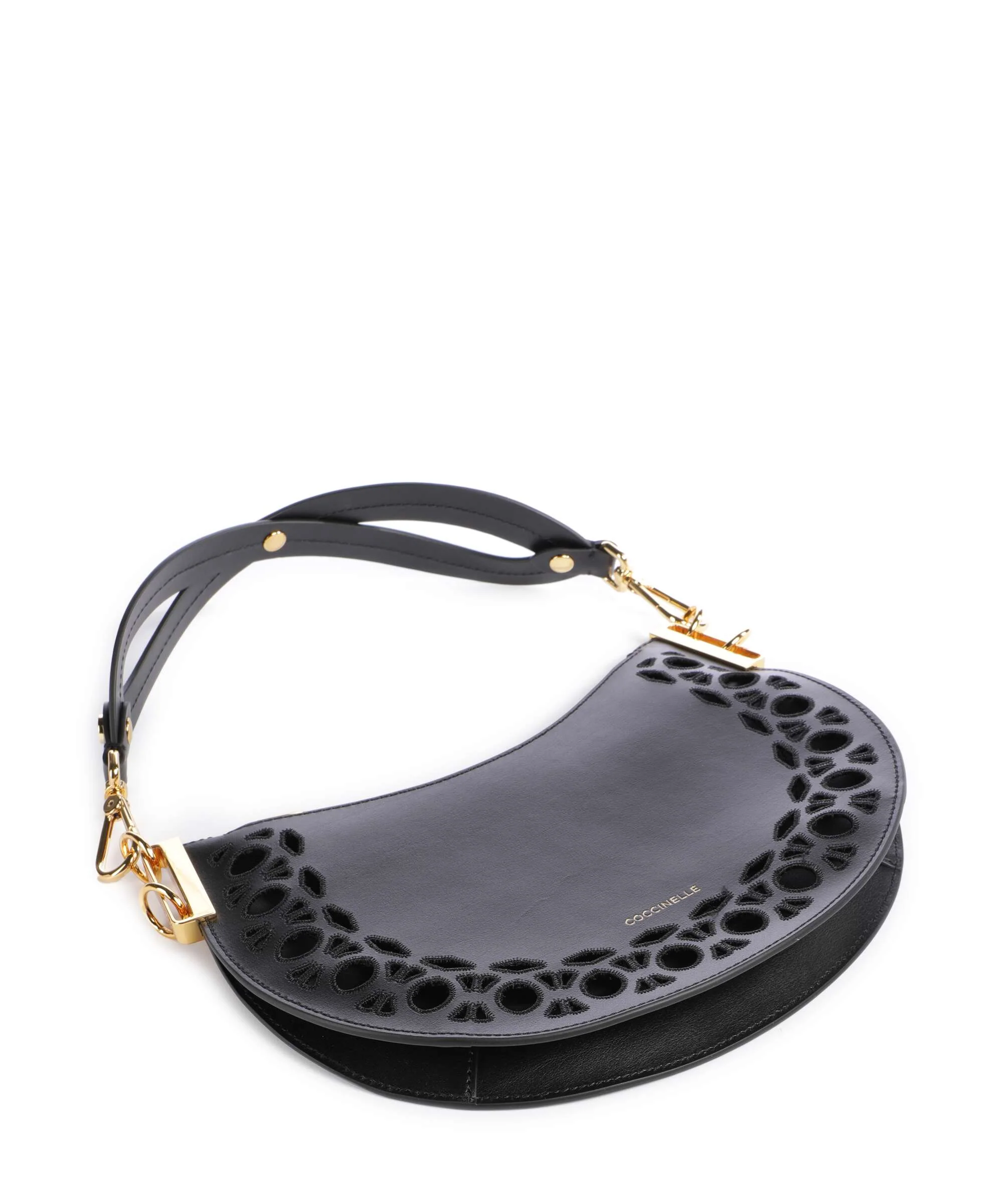 Coccinelle Sunup Monogram Sangallo Shoulder bag noir - Image 6