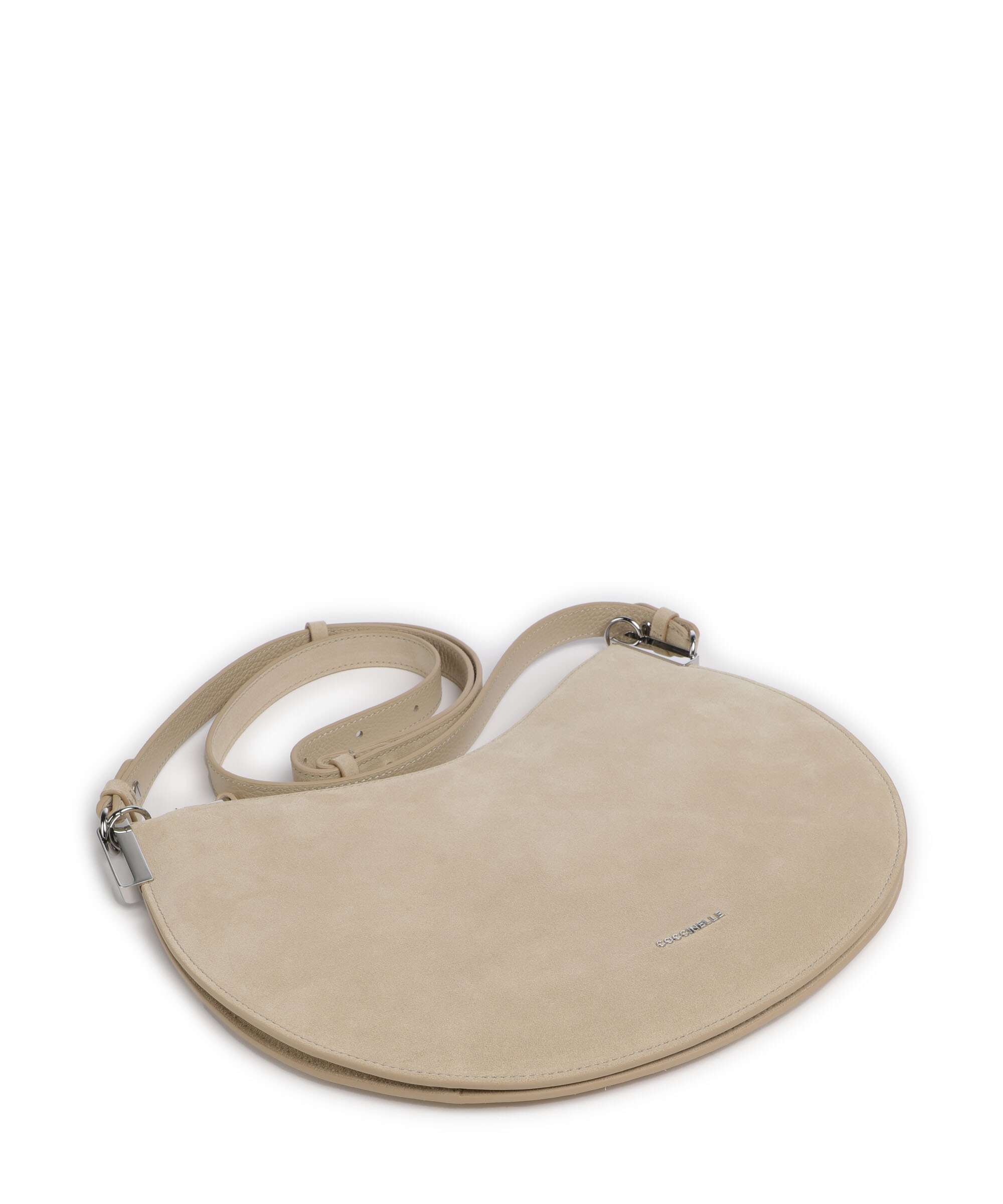 Coccinelle Sunup Suede Hobo bag sandshell - Image 4