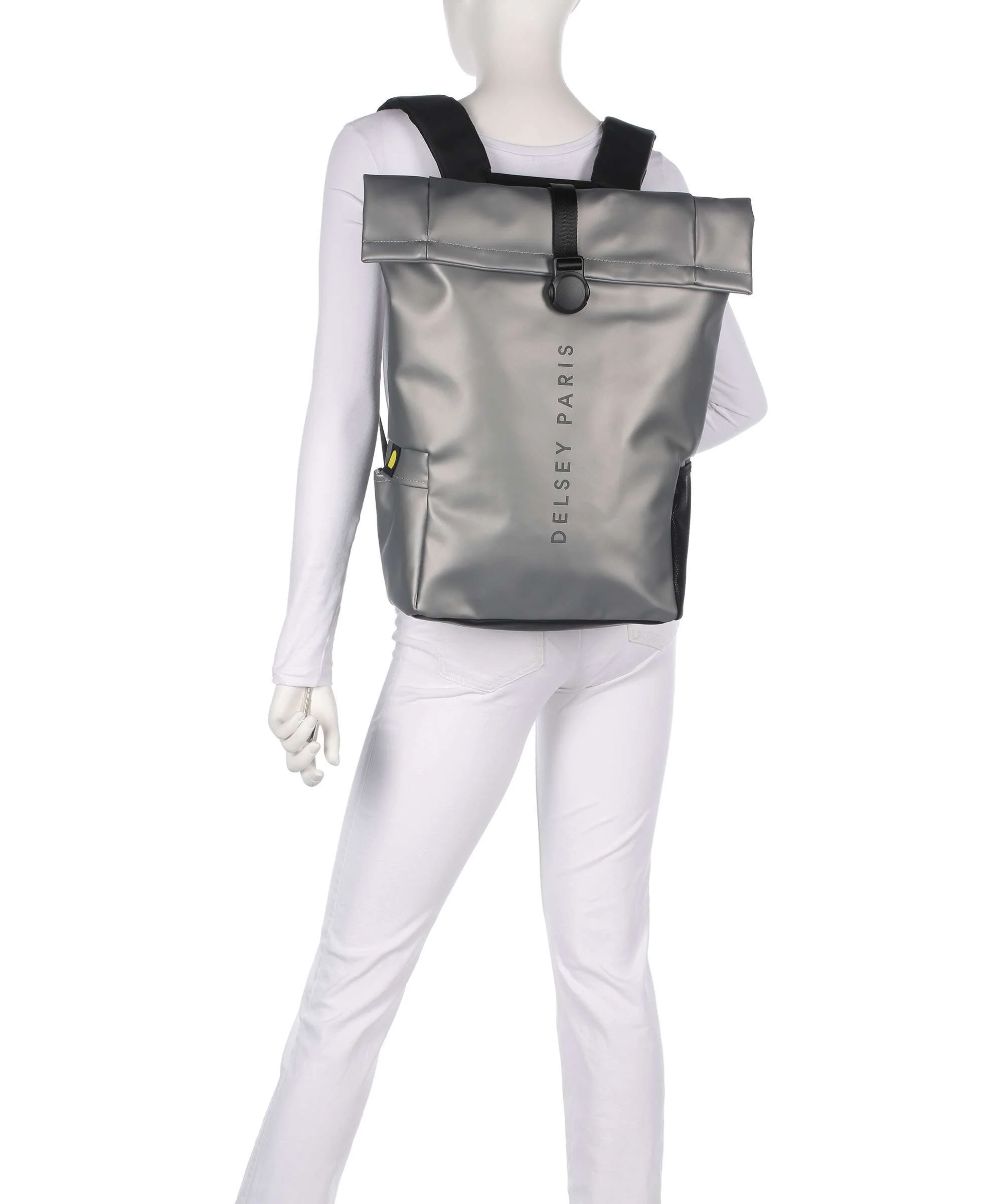 Delsey Paris Turenne Soft Rolltop backpack silber - Image 3