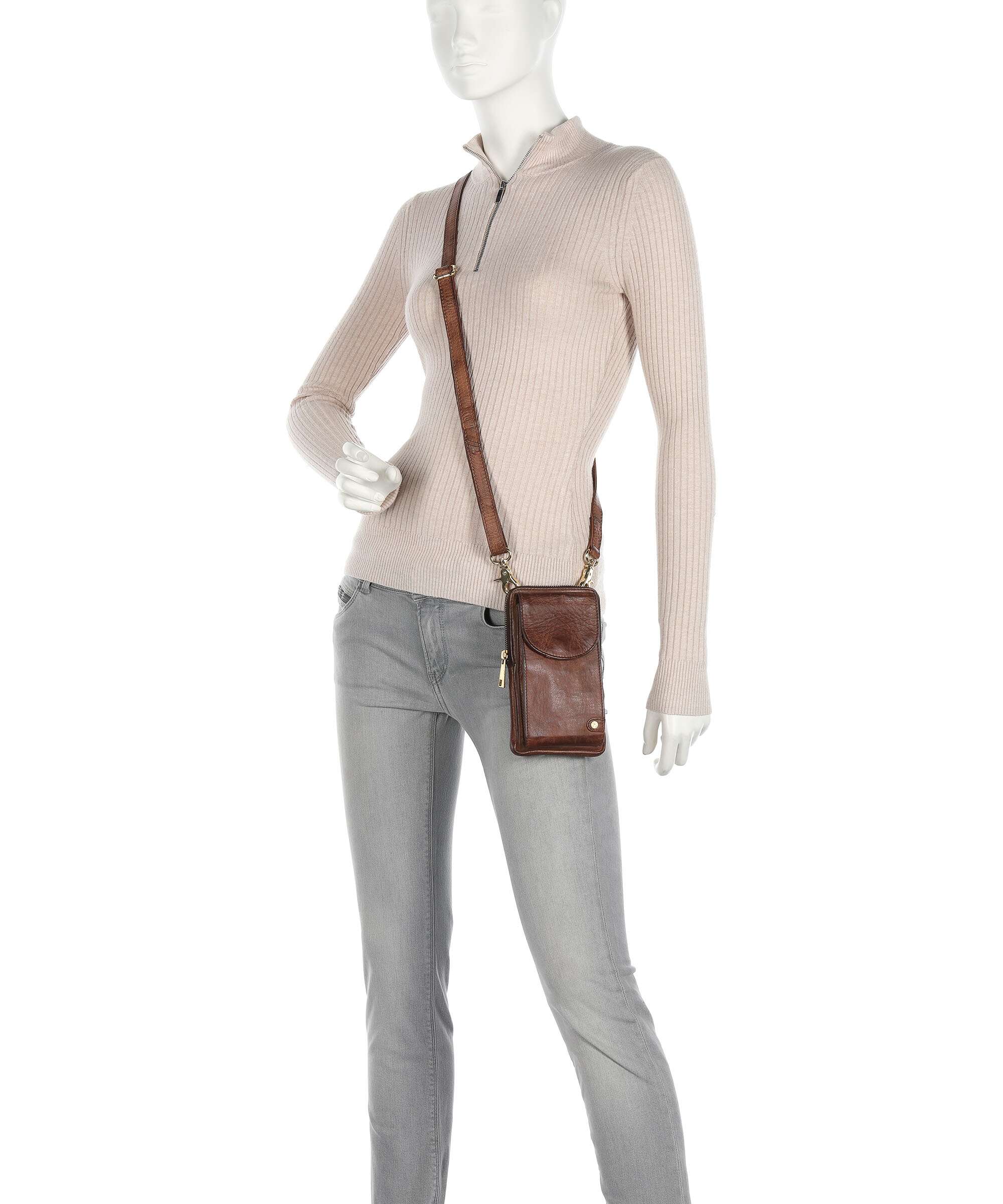 Depeche Golden Chic Phone bag brandy - Image 3
