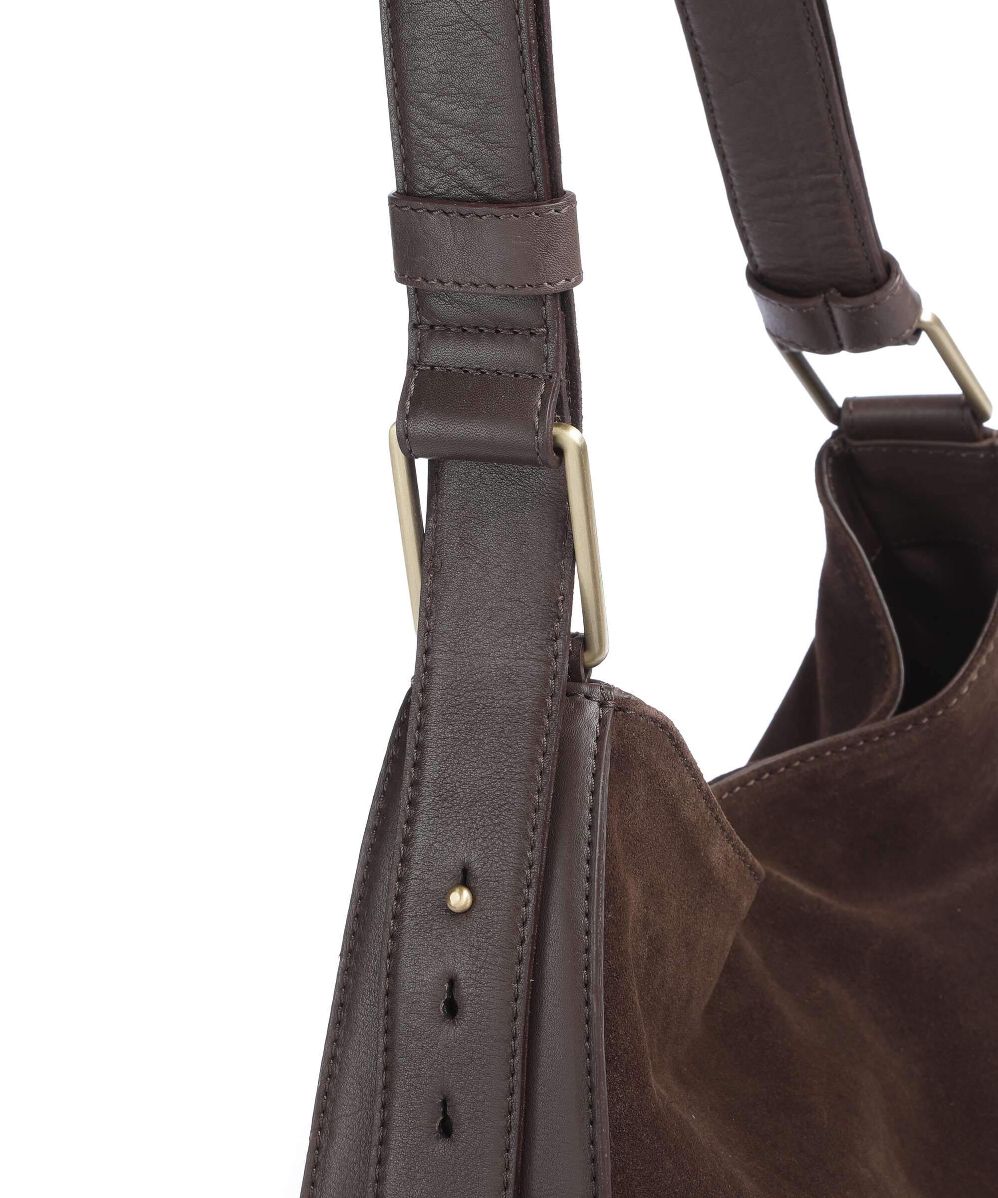 Depeche Madrid Hobo bag chocolate - Image 4