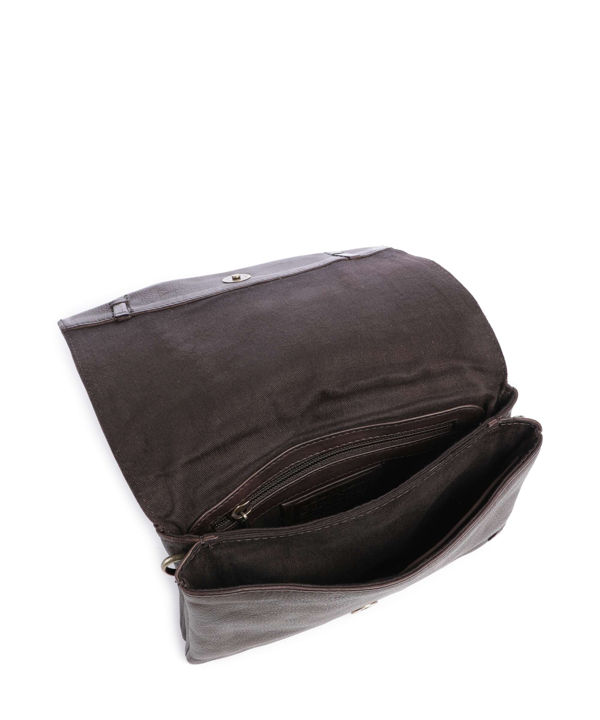 Depeche Tailors Stitch Crossbody bag chocolate - Image 6