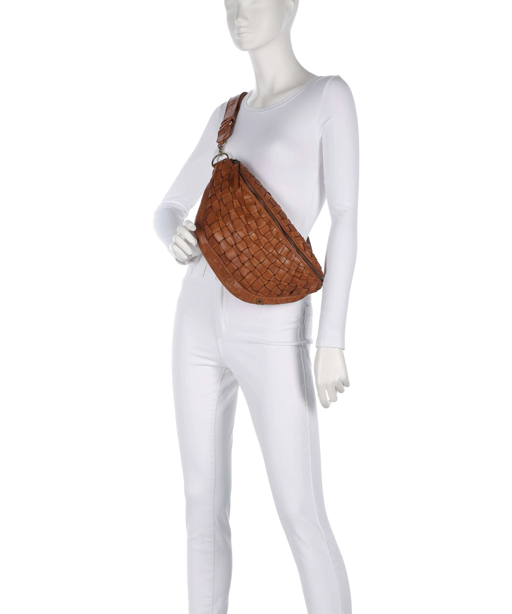 Depeche Warsaw Belt bag vintage cognac - Image 3