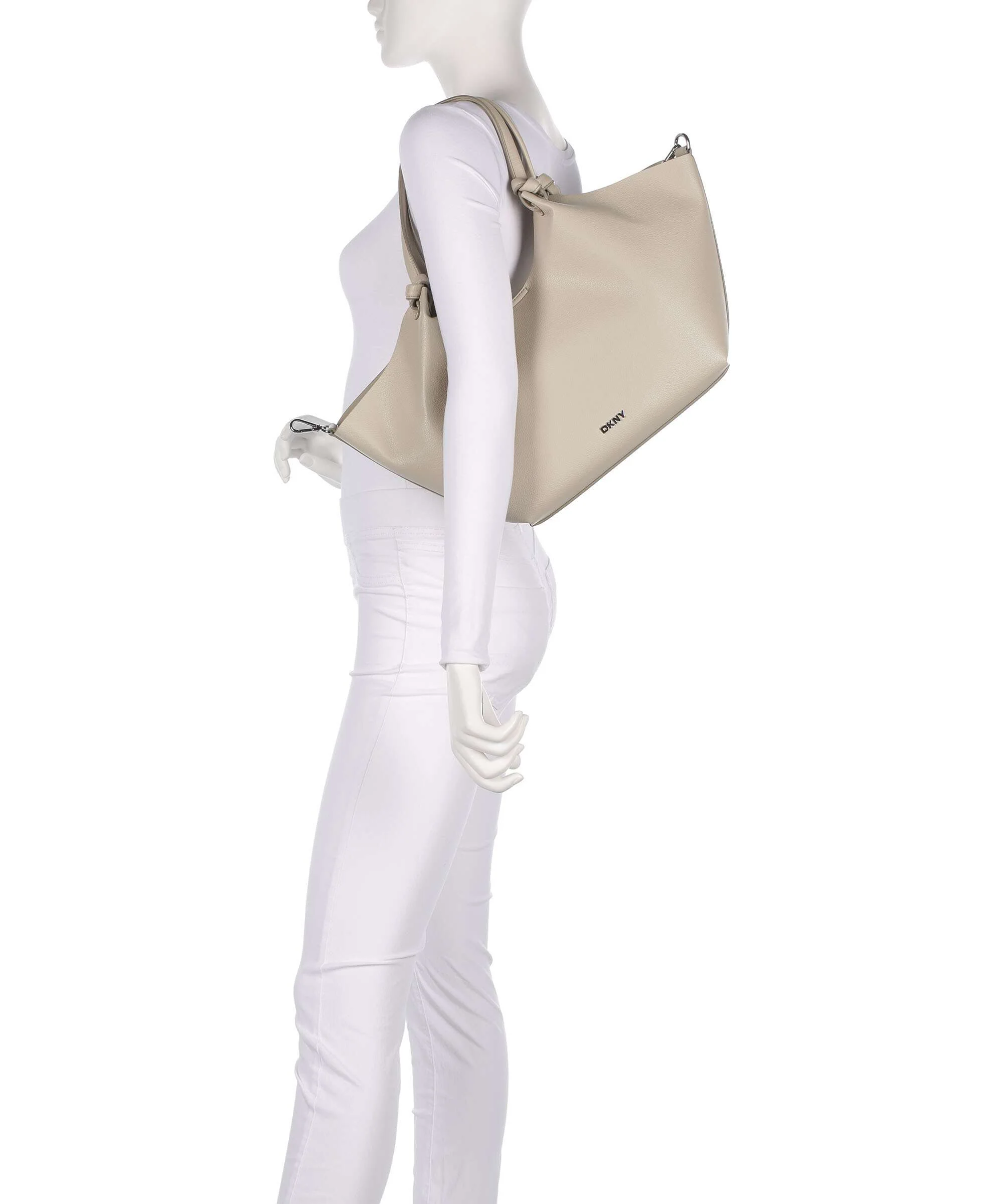 DKNY Paula Commuter Medium Tote bag light taupe - Image 3