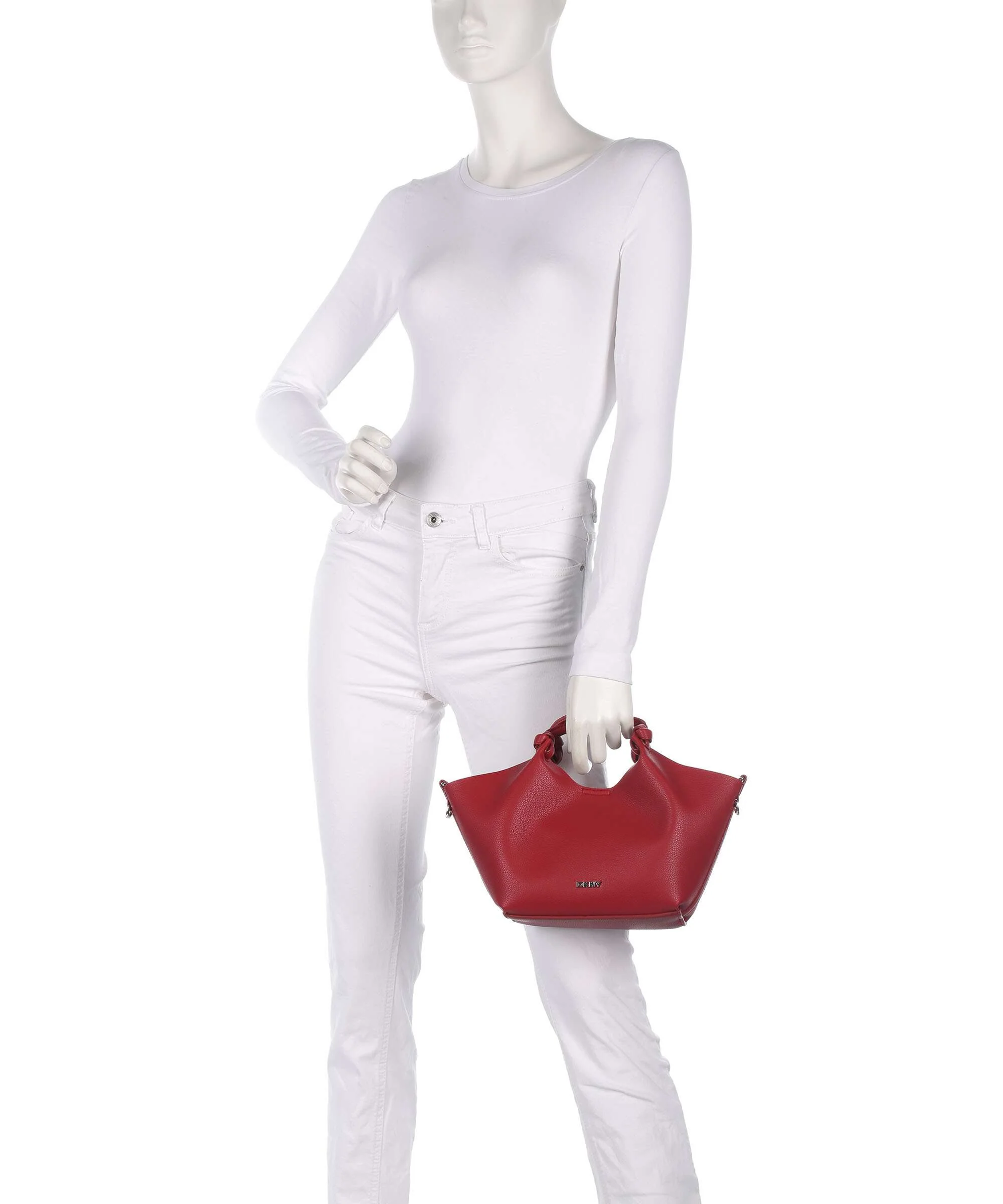 DKNY Paula Commuter Small Handbag ruby red - Image 3