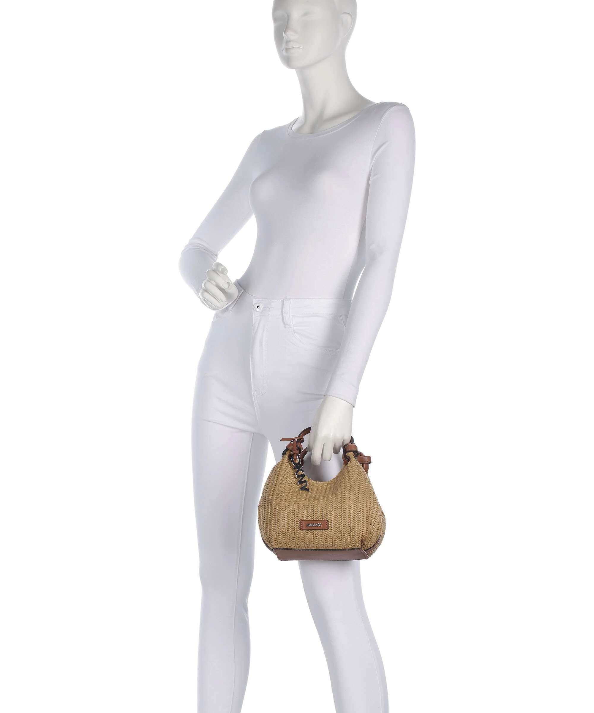 DKNY Paula Commuter Small Handbag natural/saddle - Image 3