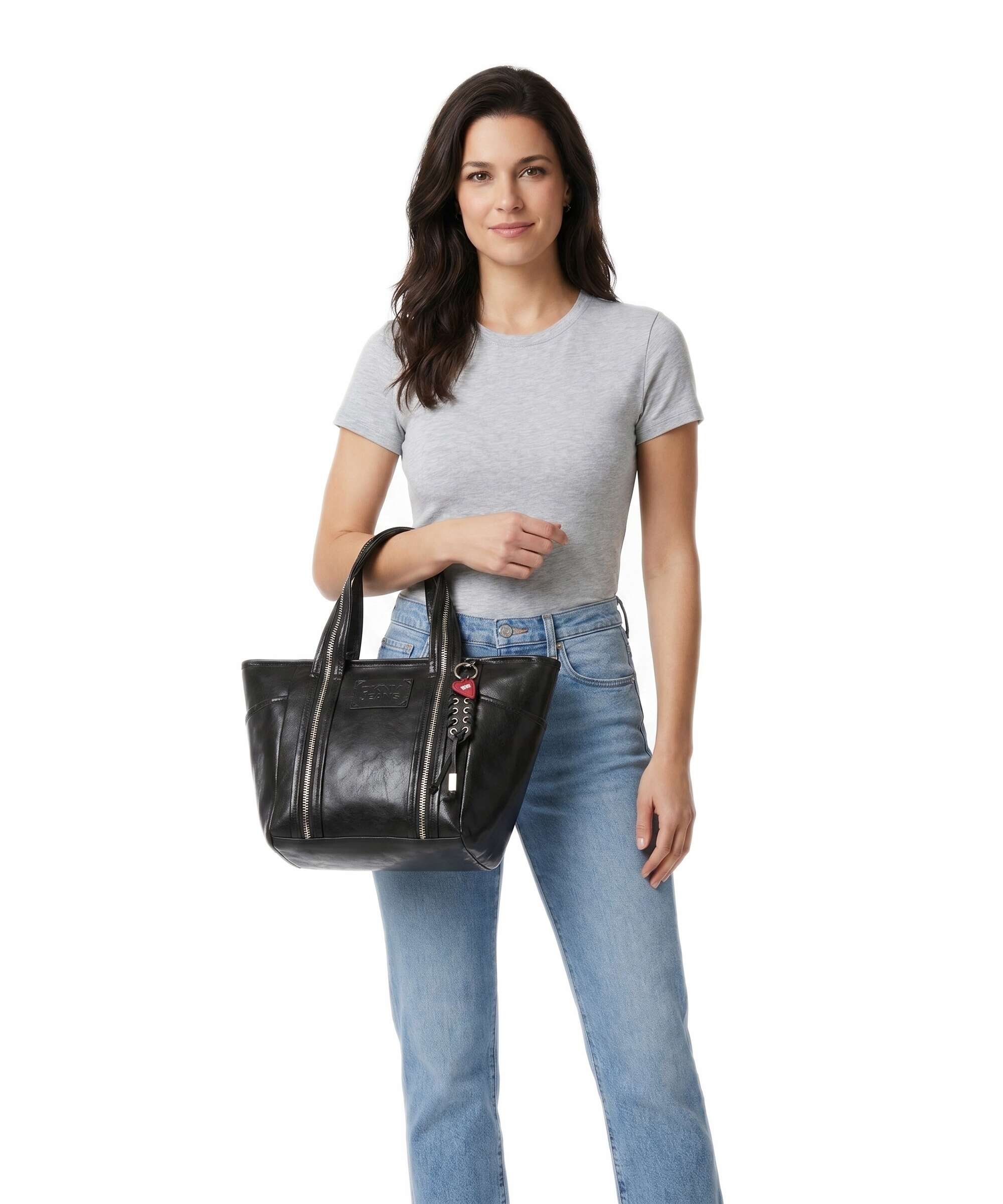 DKNY Verena Medium Handbag black/silver - Image 3