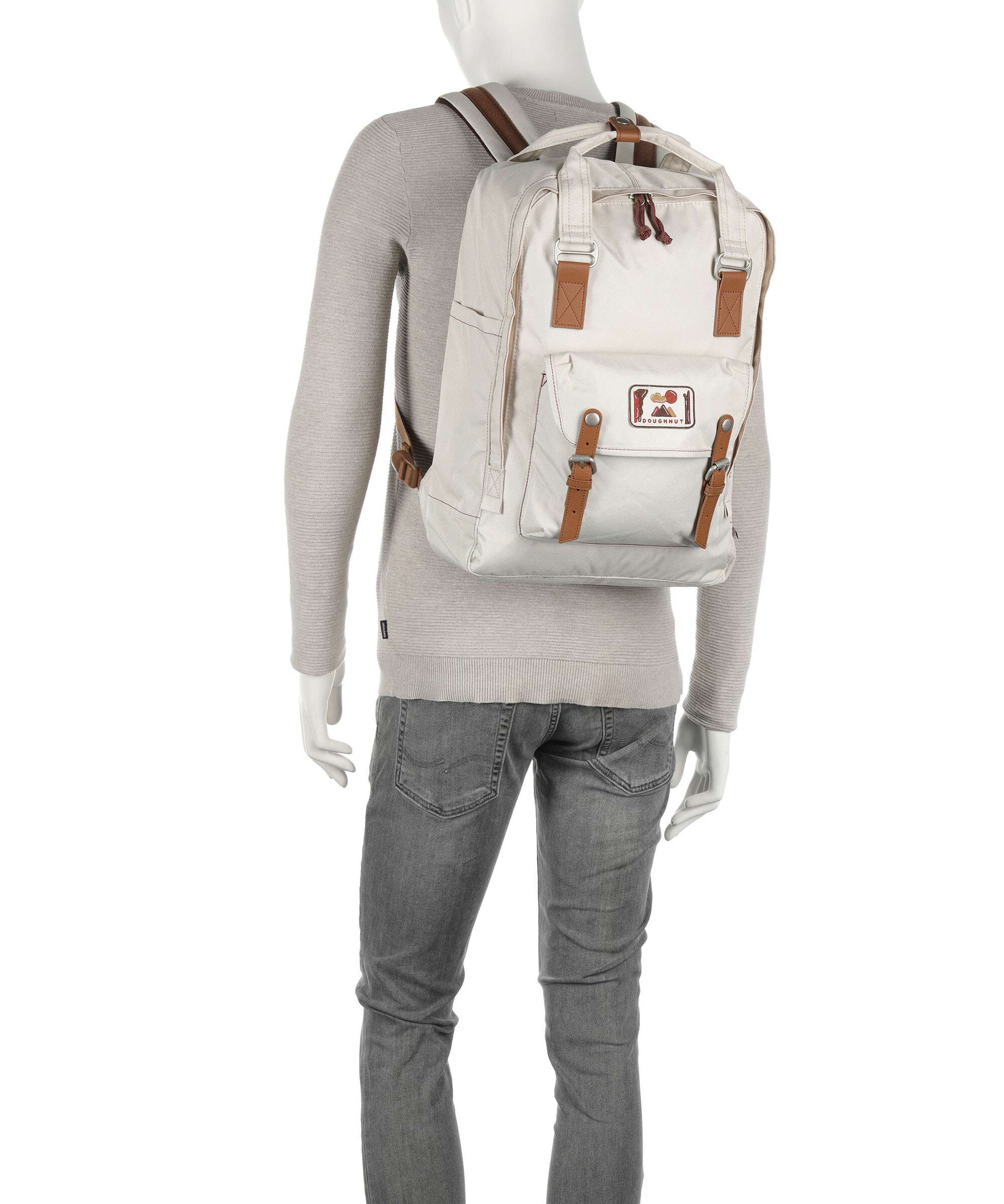 Doughnut Dreamwalker Macaroon Large Backpack grey - Image 4
