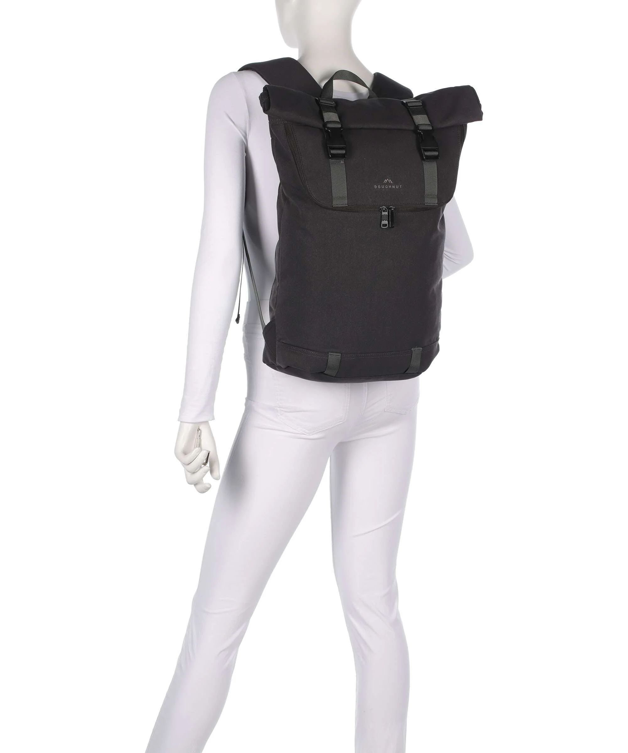 Doughnut Mediative Christopher Rolltop backpack ground - Image 3