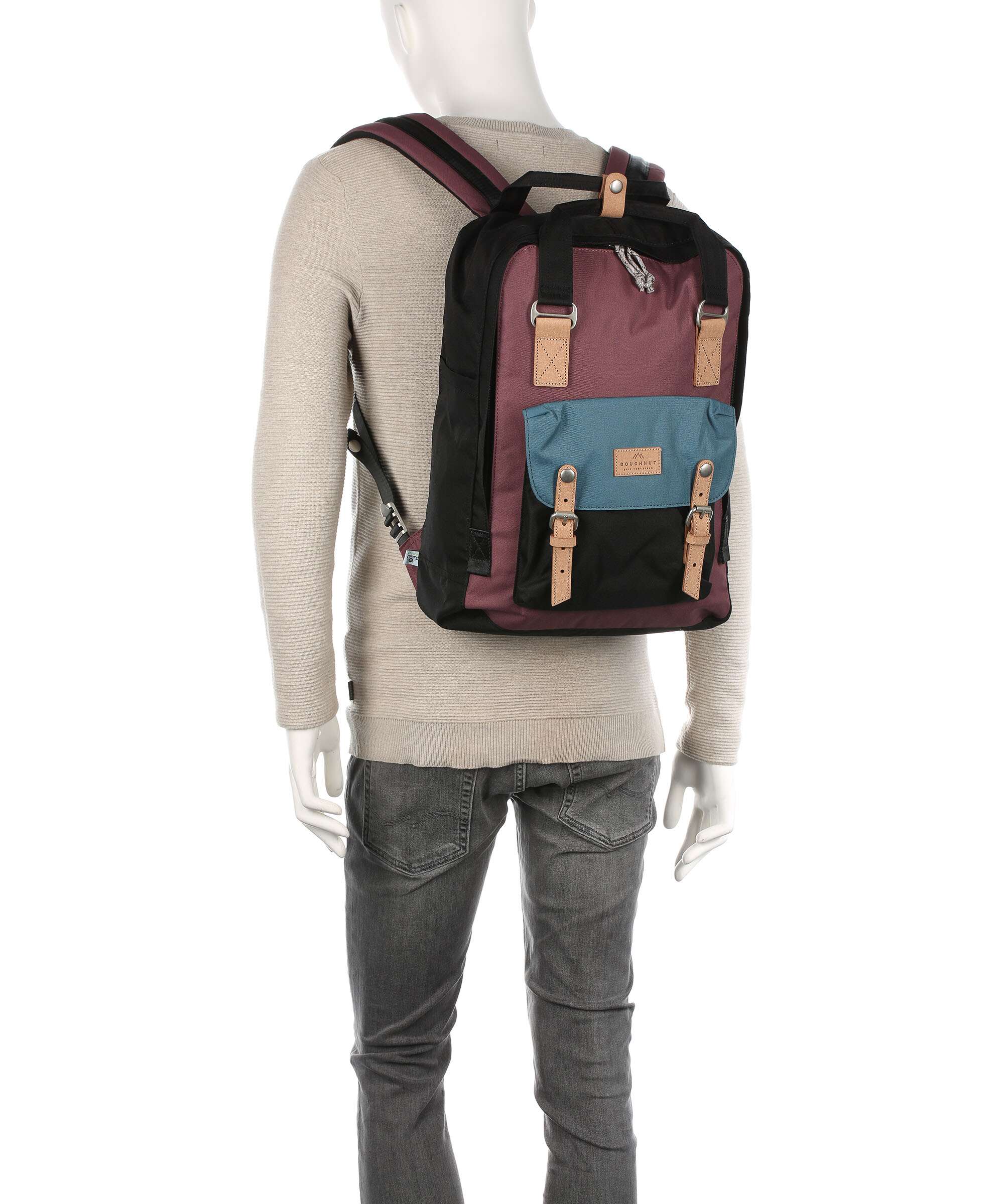 Doughnut Reborn Macaroon Large Backpack army - Image 4