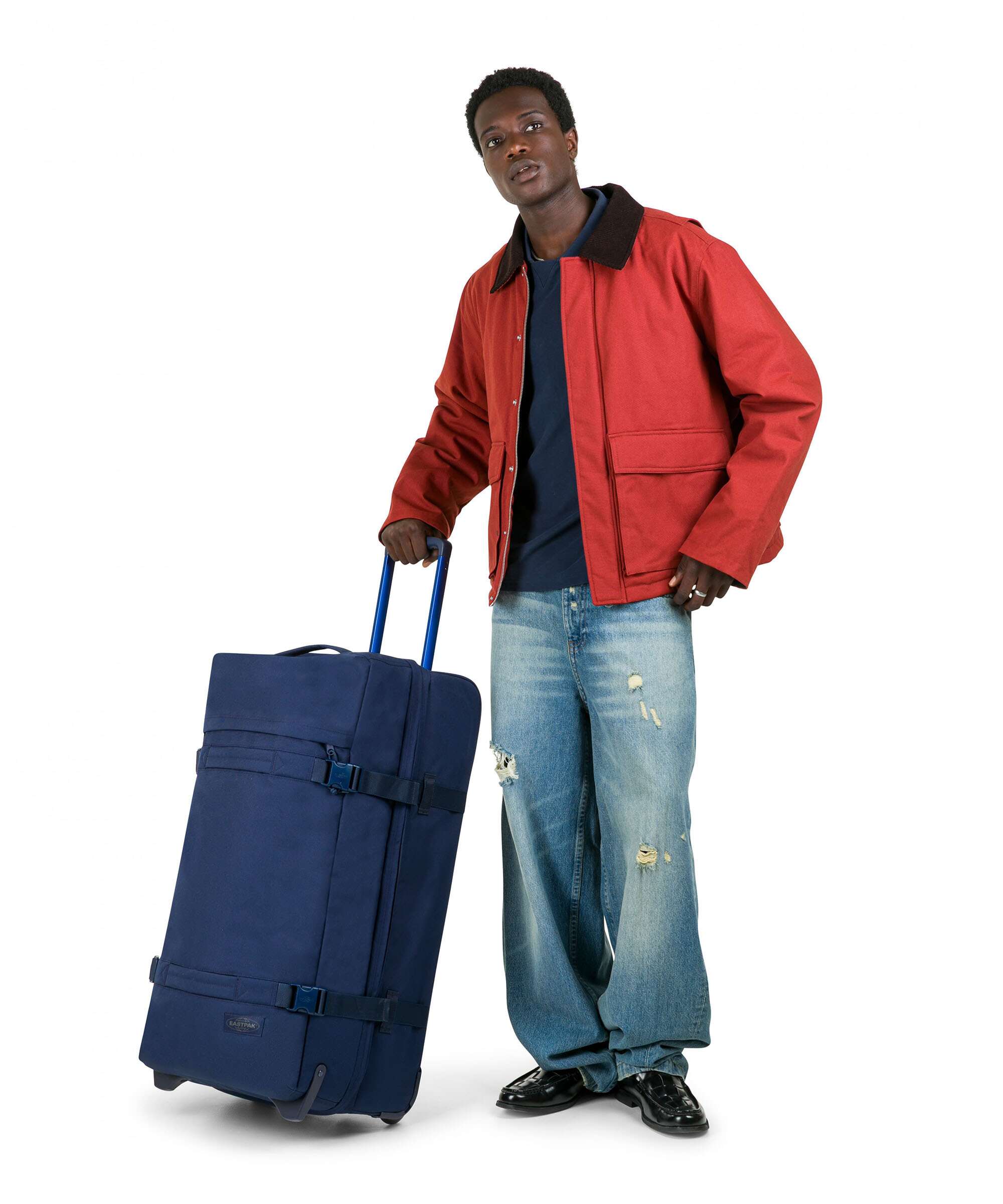 Eastpak Transit'R L Travel bag with wheels navy - Image 3