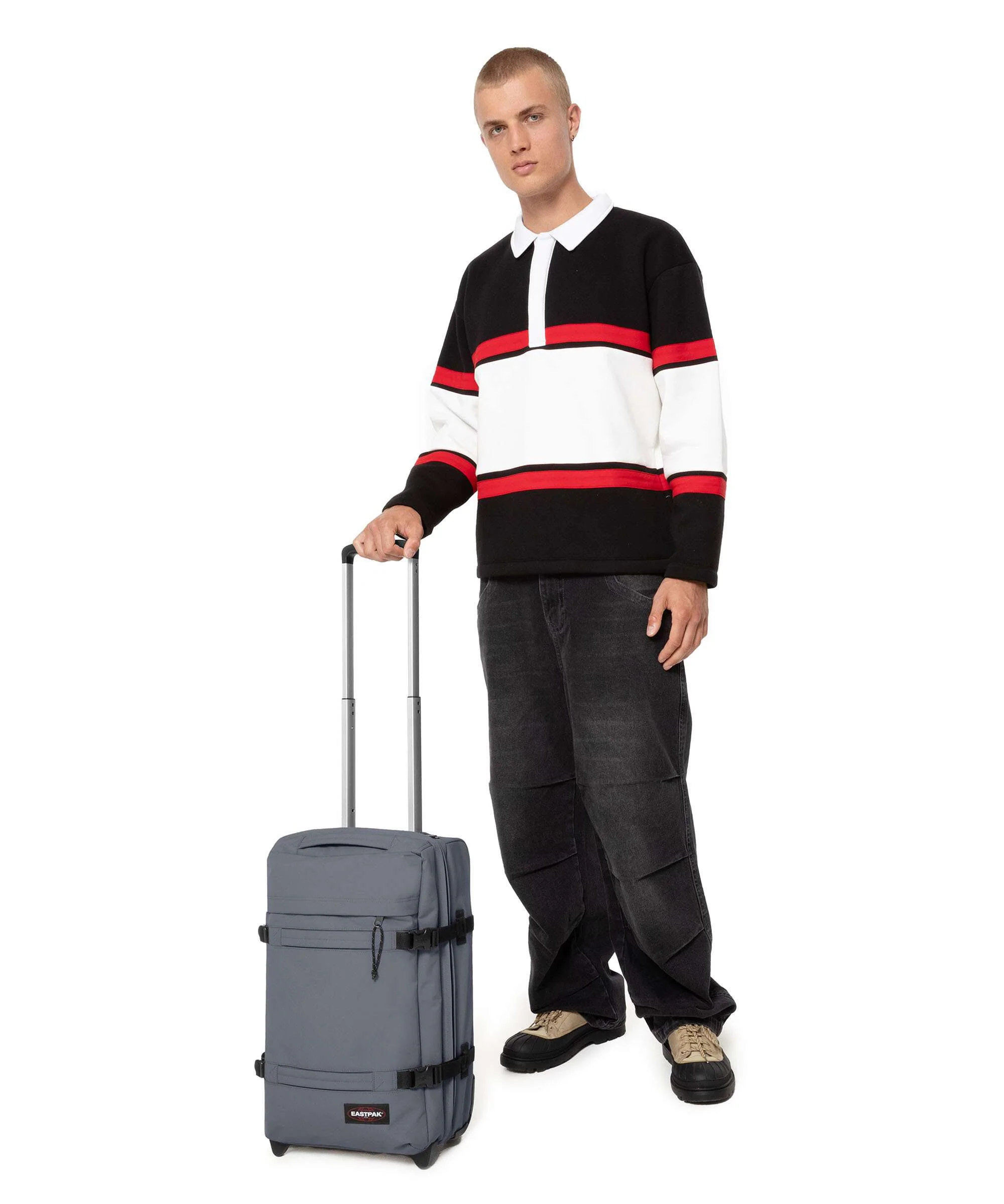 Eastpak Transit'R S Travel bag with wheels cobble grey - Image 4