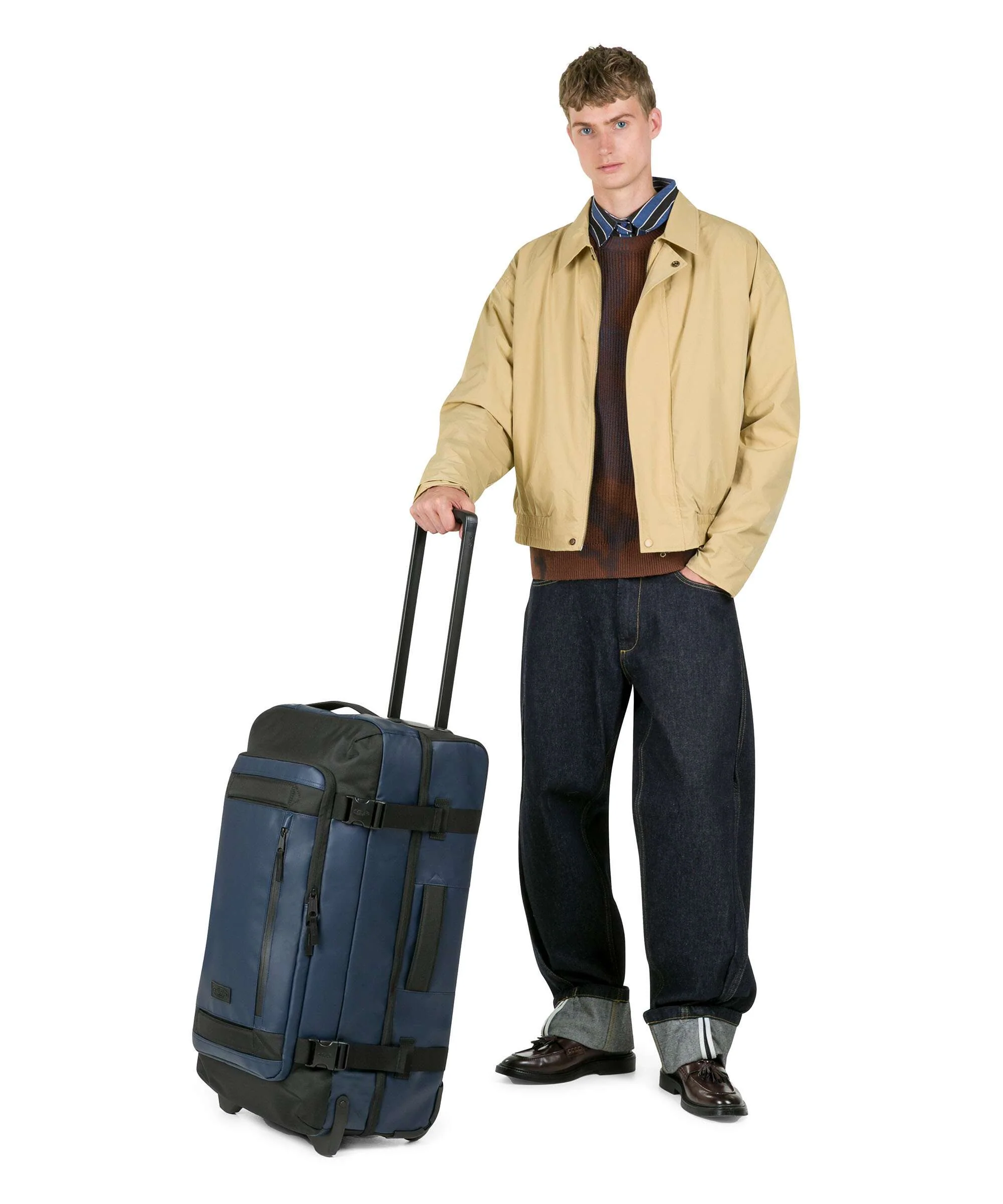 Eastpak Tranverz Cnnct M Travel bag with wheels admiral - Image 3
