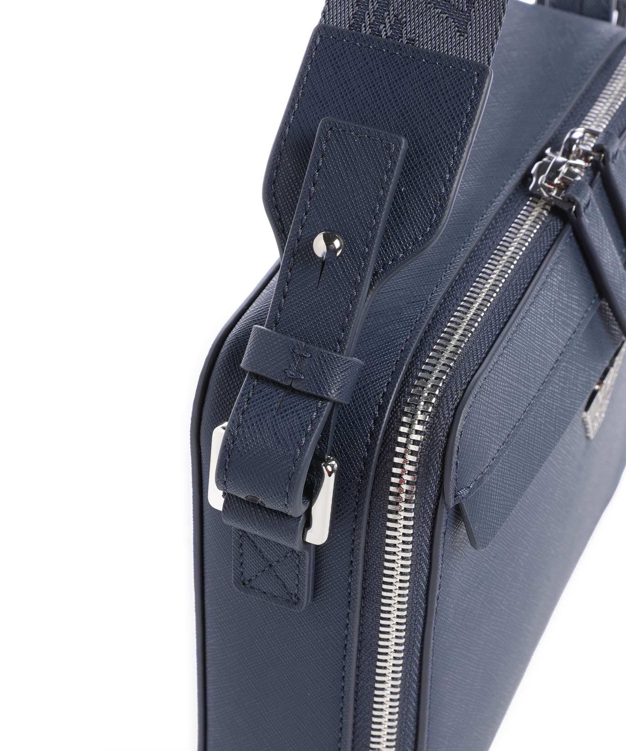 Emporio Armani Business Regenerated Crossbody bag medieval blue - Image 5