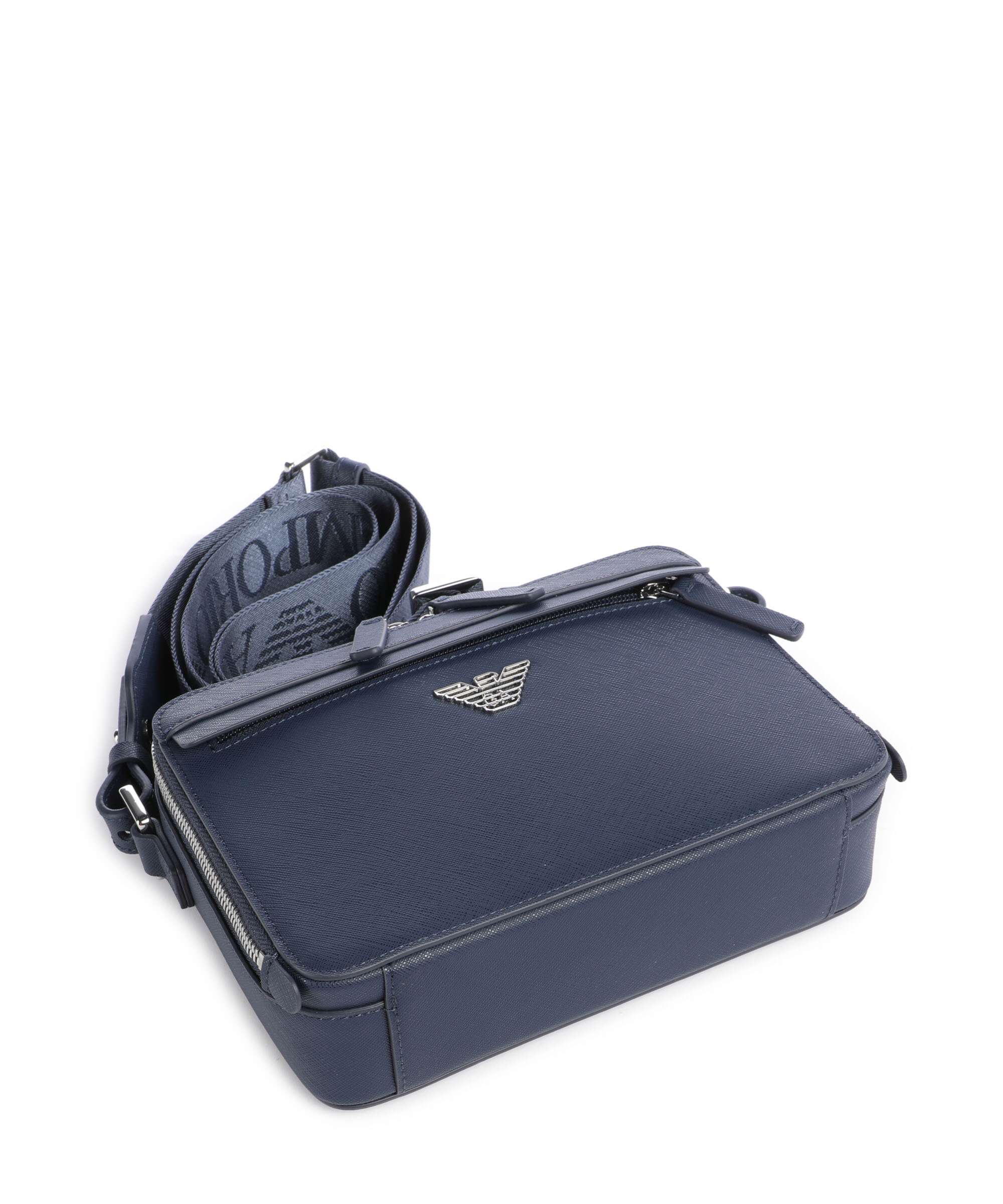 Emporio Armani Business Regenerated Crossbody bag medieval blue - Image 6