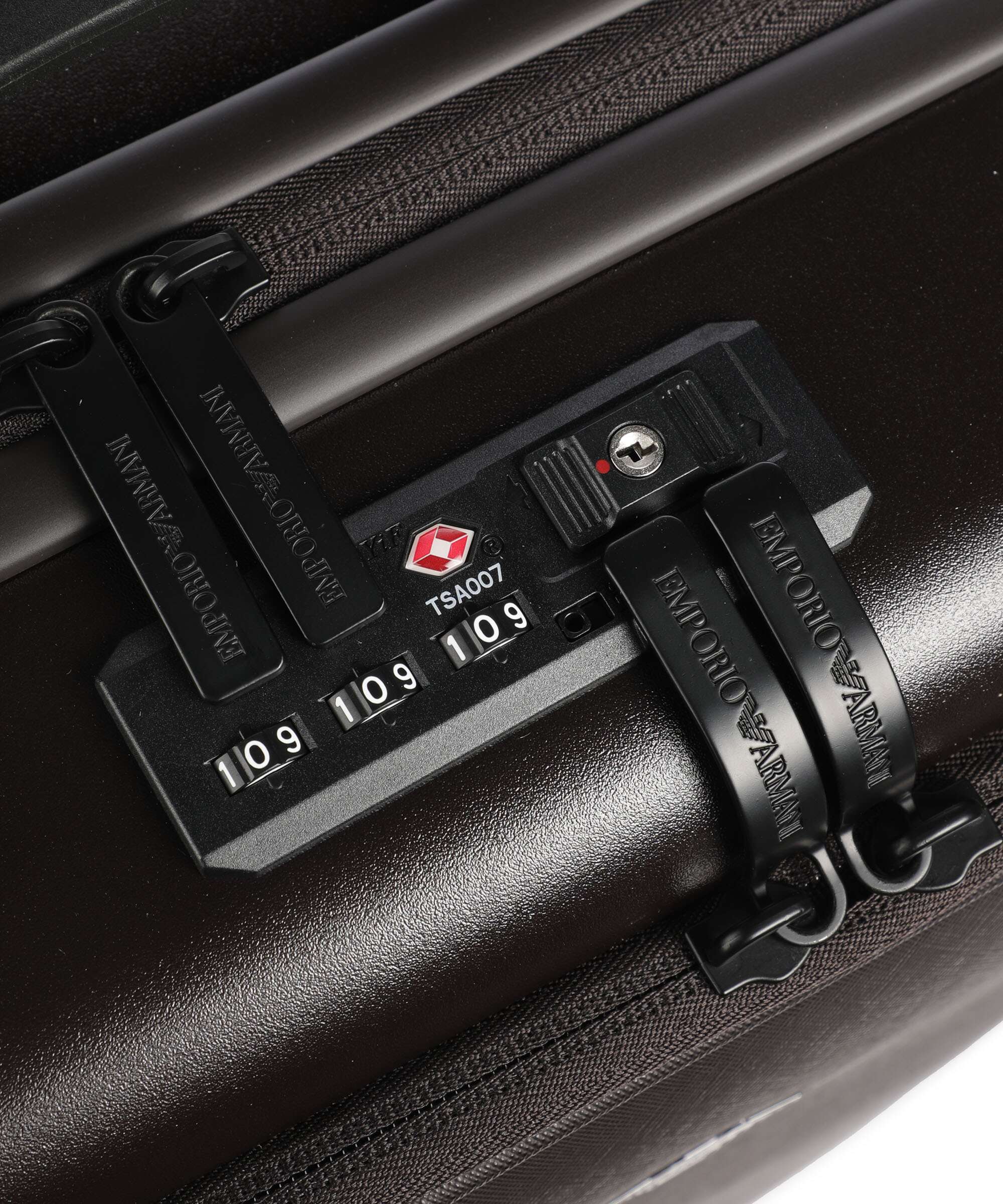 Emporio Armani Business Regenerated Spinner (4 wheels) ebony - Image 3