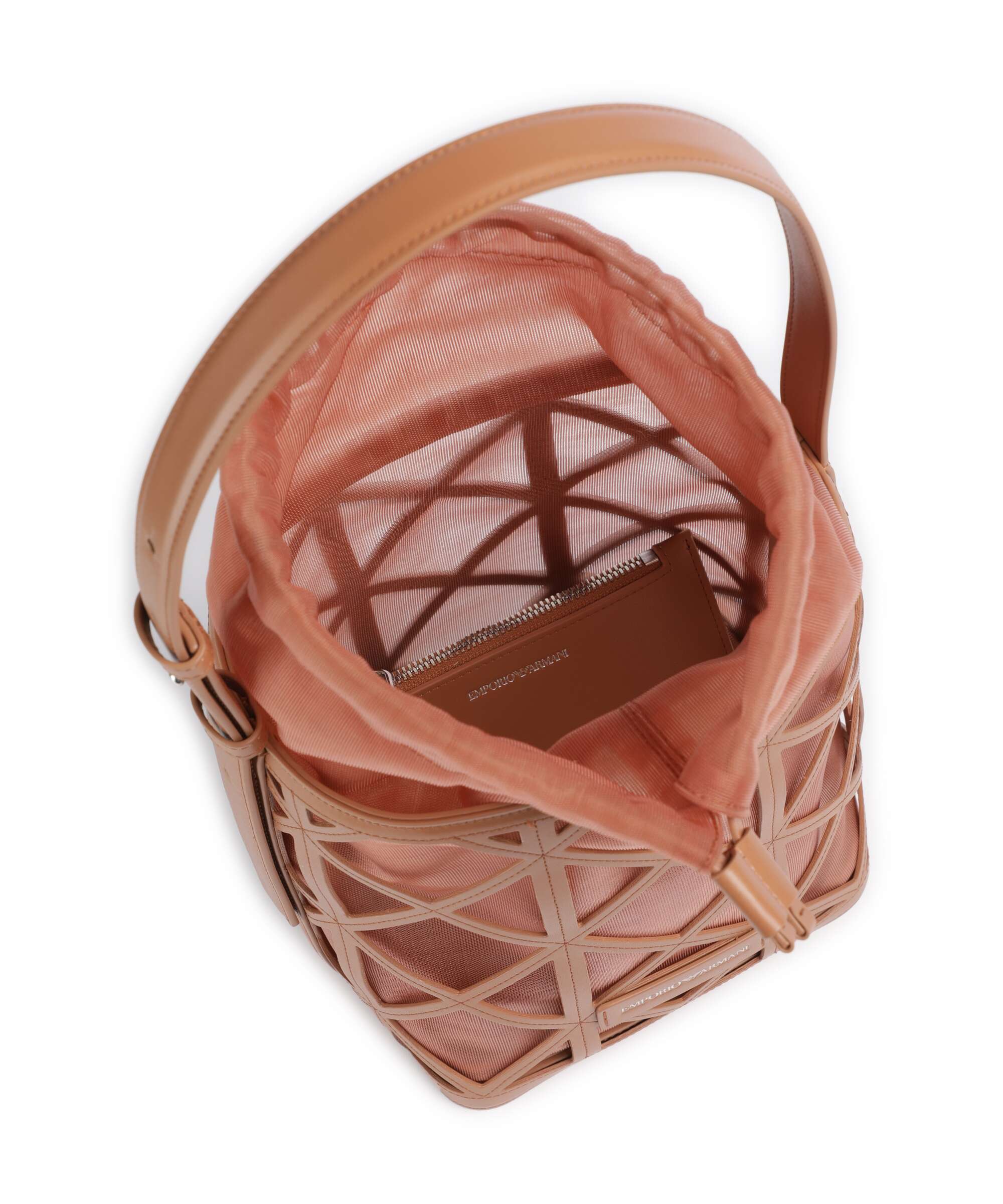 Emporio Armani Deva M Bucket bag terracotta - Image 7