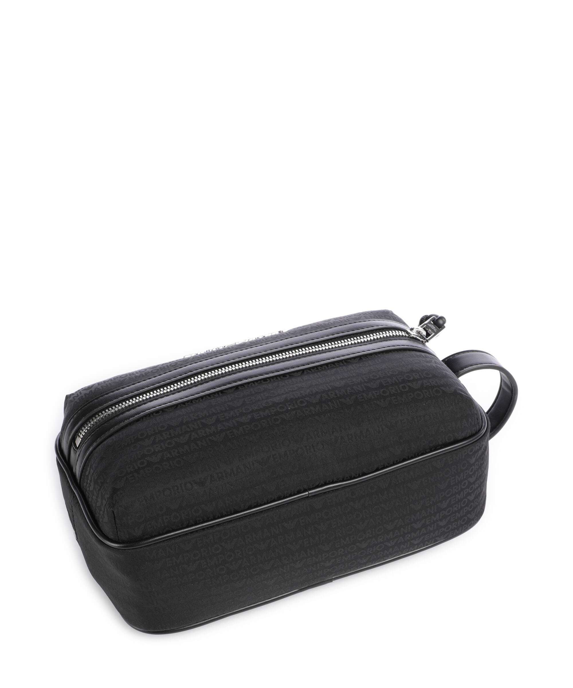Emporio Armani Monogram Toiletry bag black beauty - Image 4