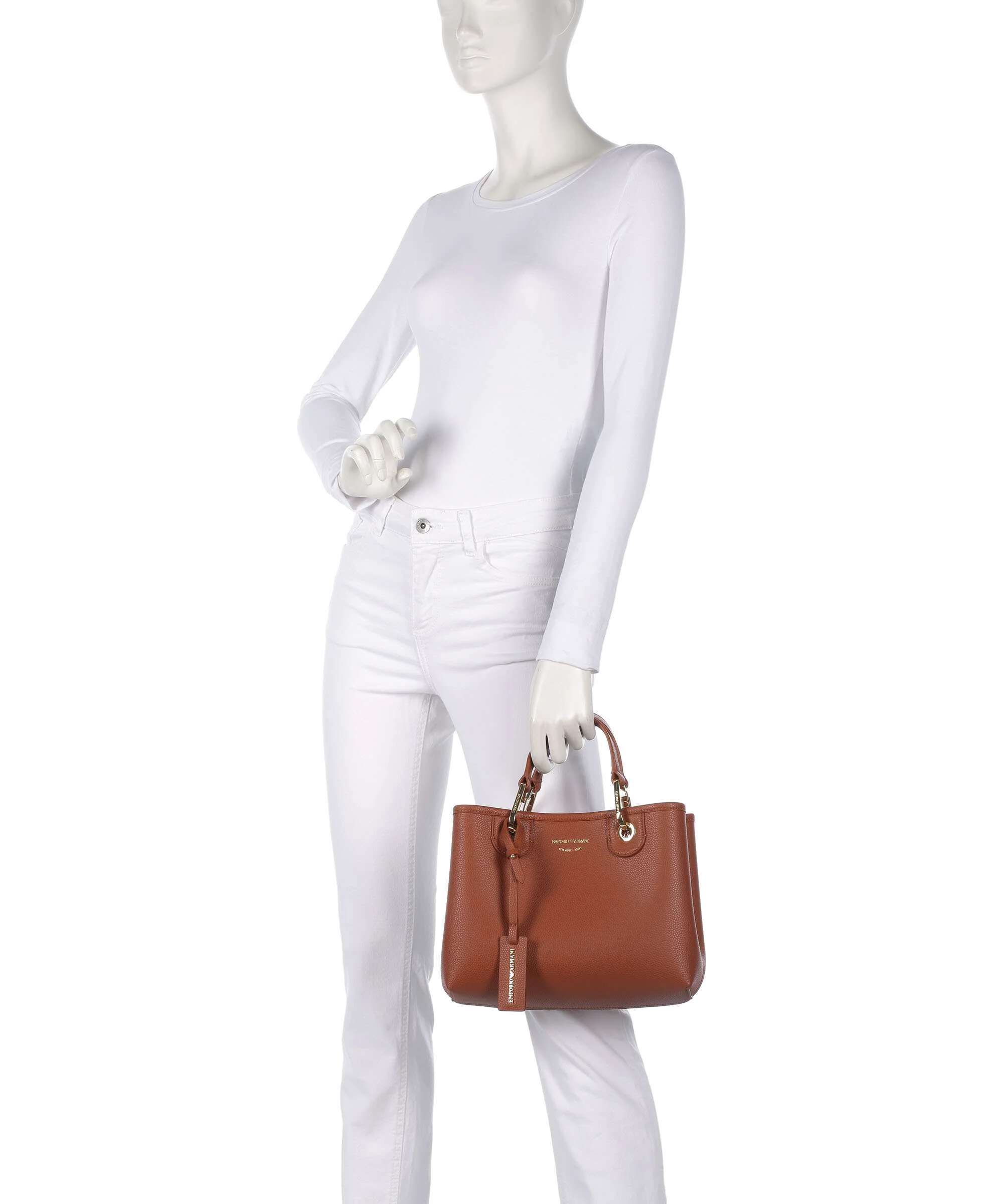 Emporio Armani My EA Handbag cuoio/rosso - Image 3