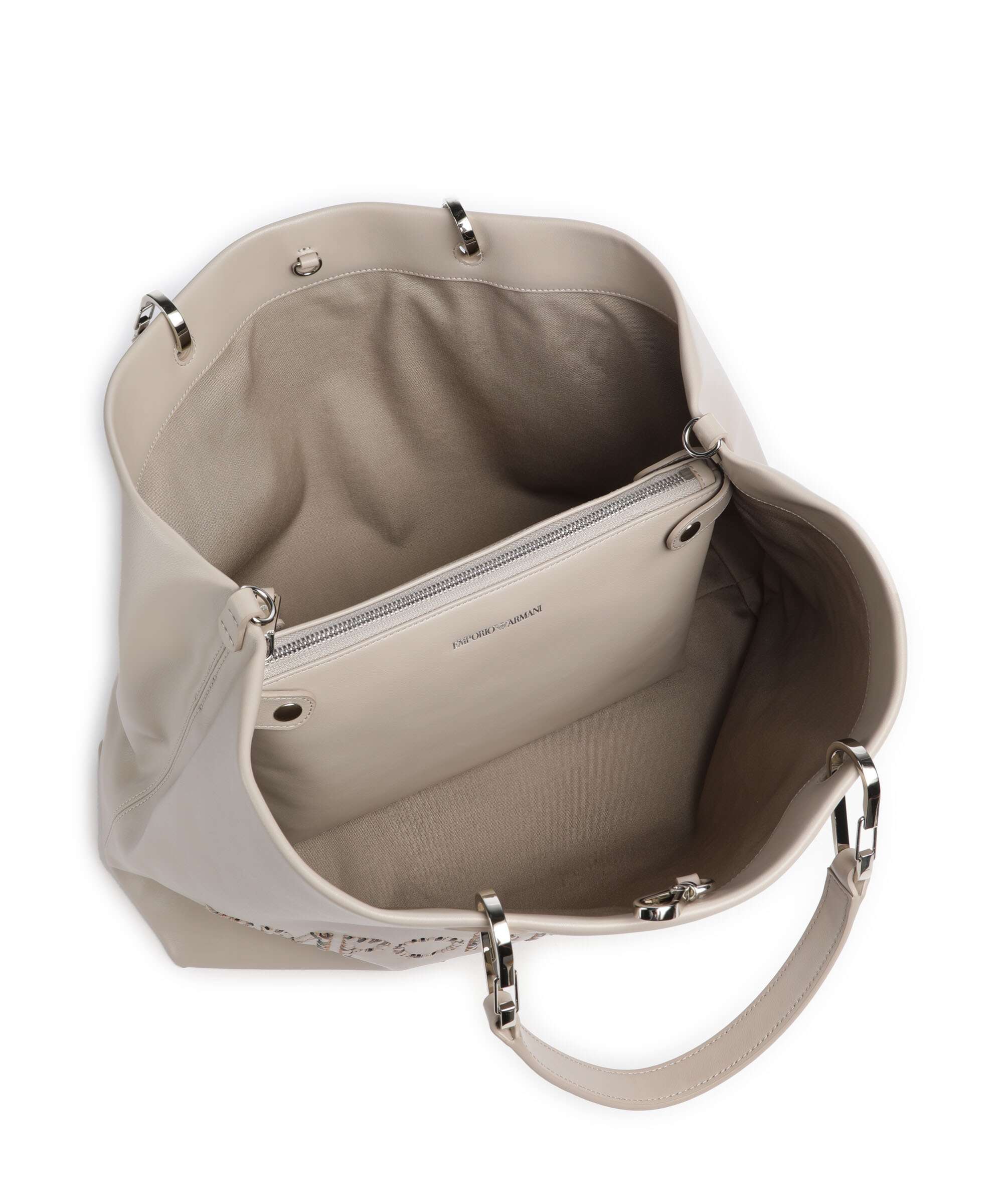 Emporio Armani My EA M Handbag cappuccino/nero - Image 6