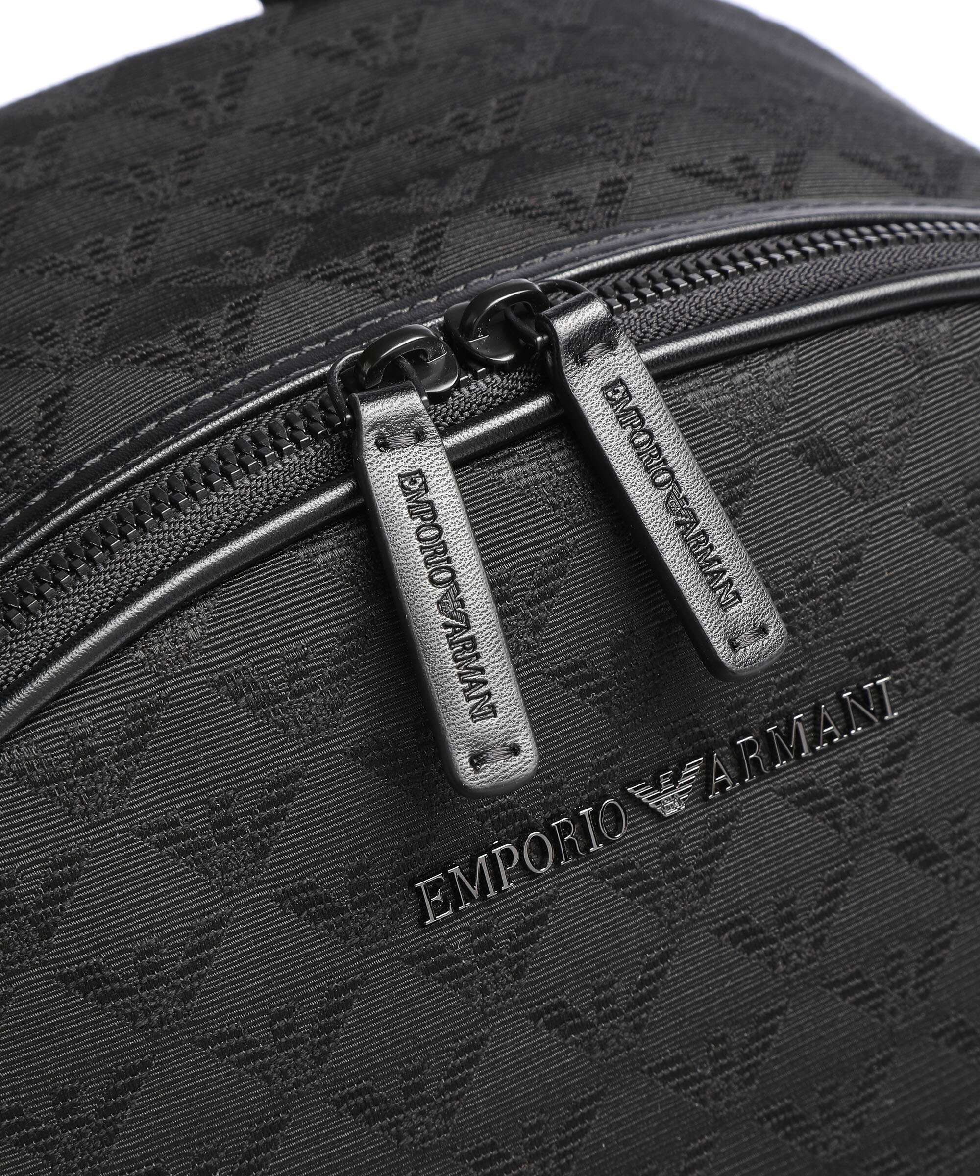 Emporio Armani Omnia Jacquard Backpack black - Image 5