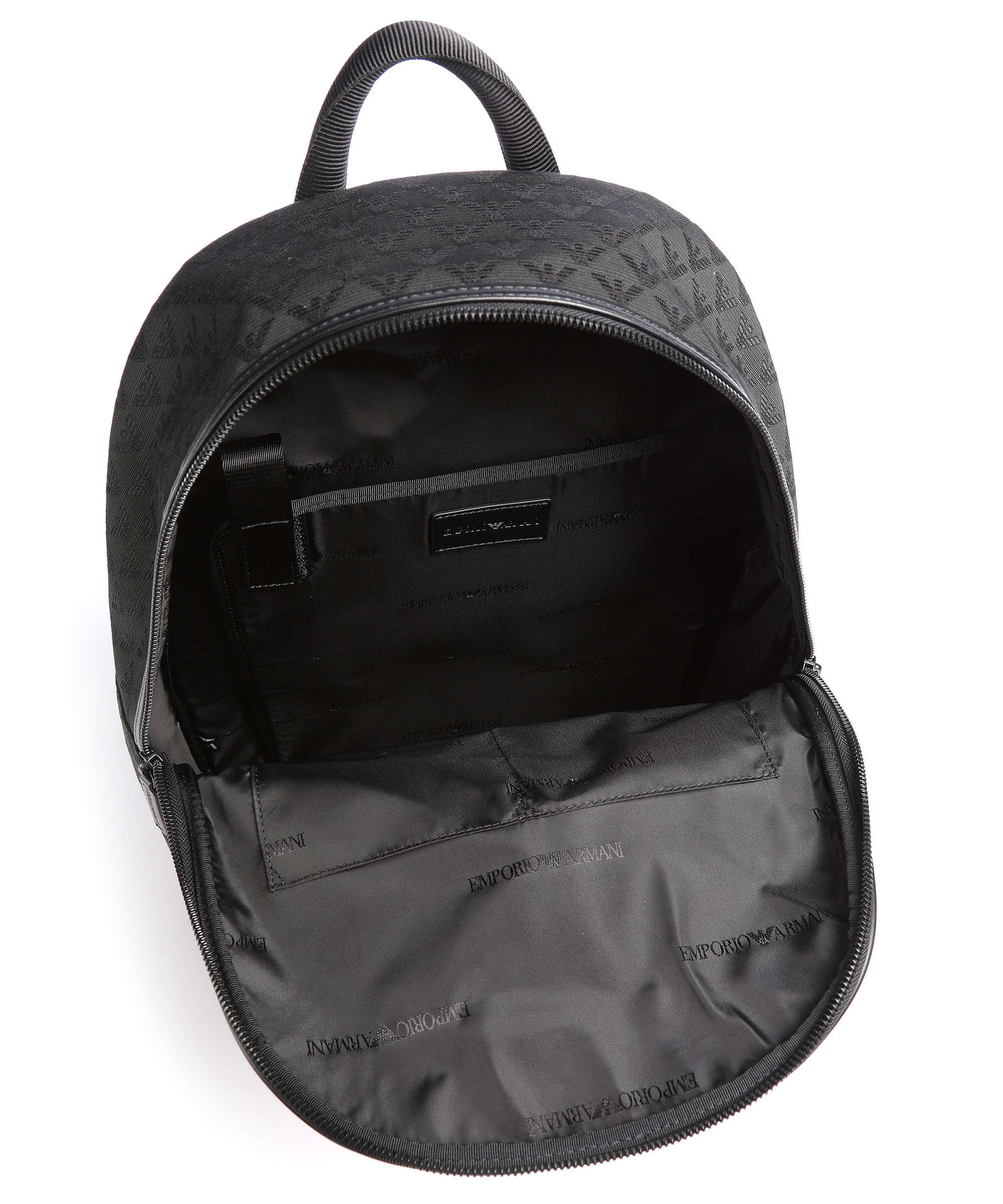Emporio Armani Omnia Jacquard Backpack black - Image 6