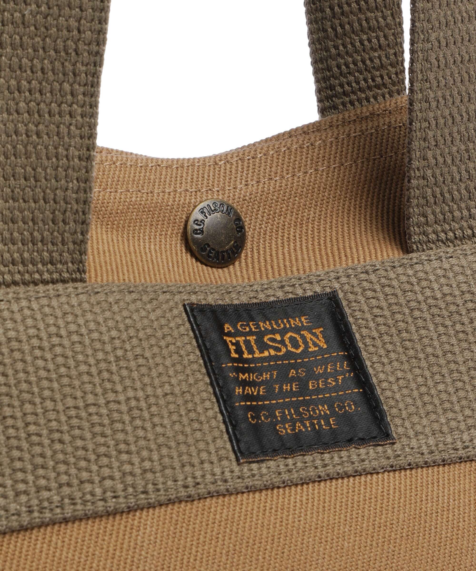 Filson Rugged Twill Shoulder bag tan - Image 4