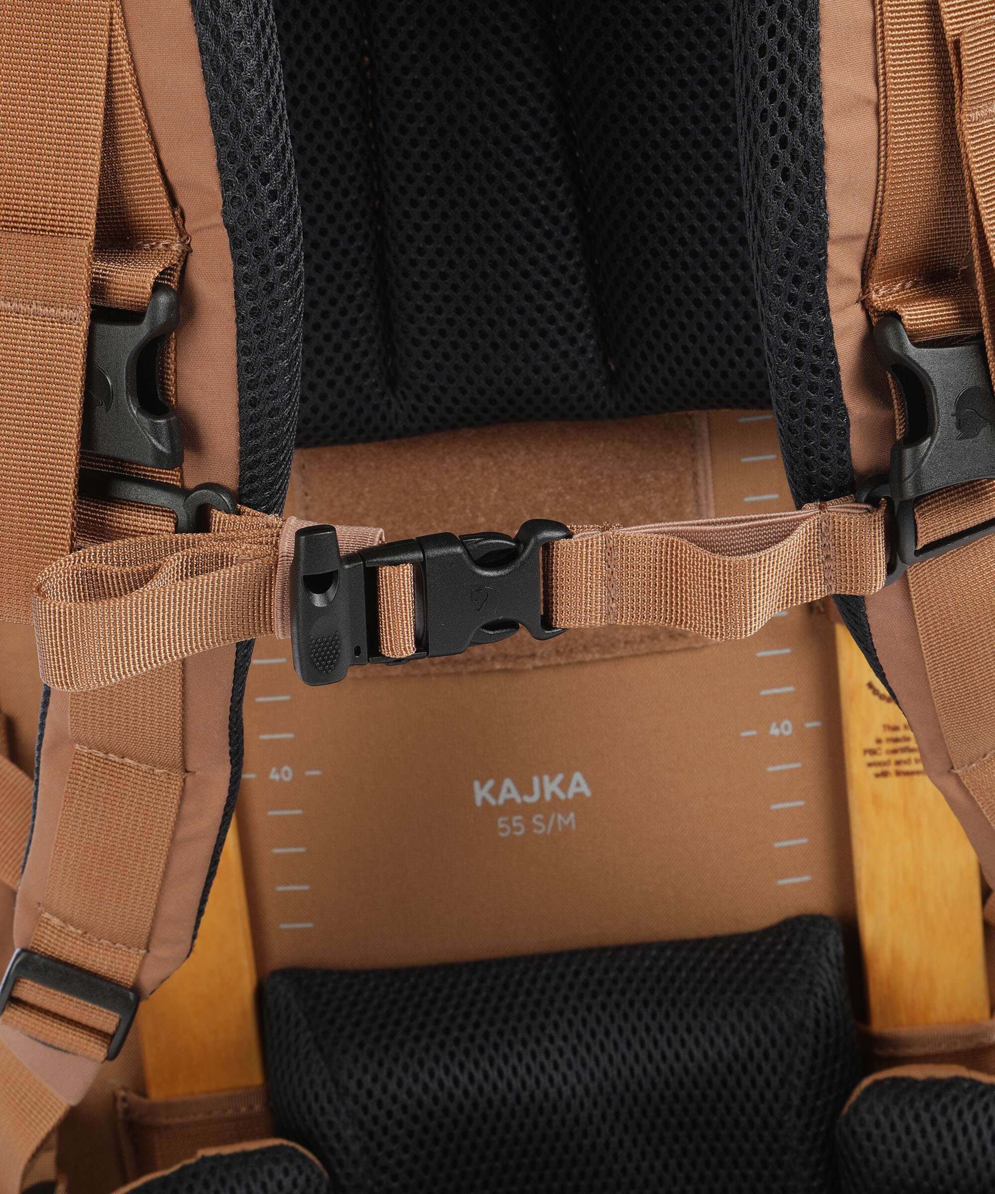 Fjällräven Kajka 55 S/M Trekking backpack khaki dust - Image 3
