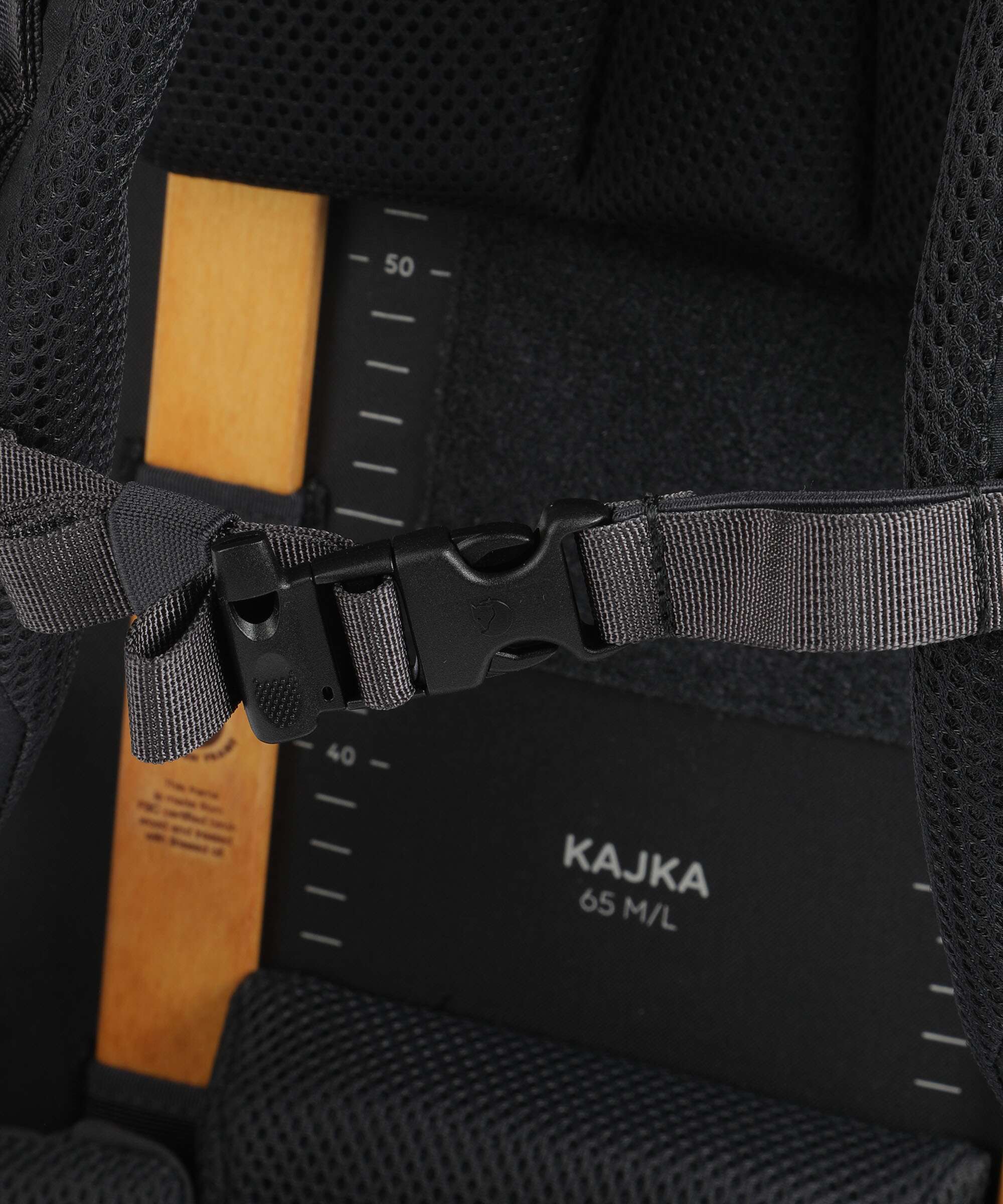 Fjällräven Kajka 65 M/L Trekking backpack coal black - Image 3