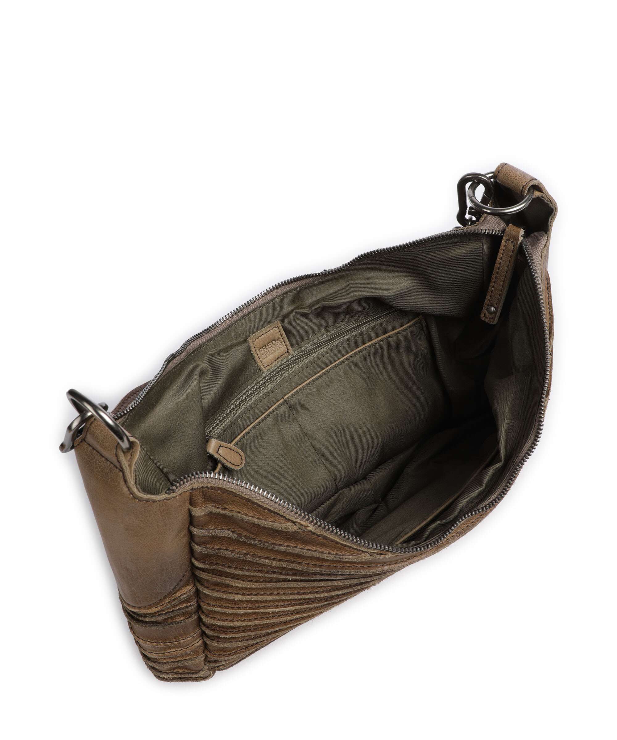FredsBruder Bestseller Riffel Flowow Hobo bag olive - Image 6