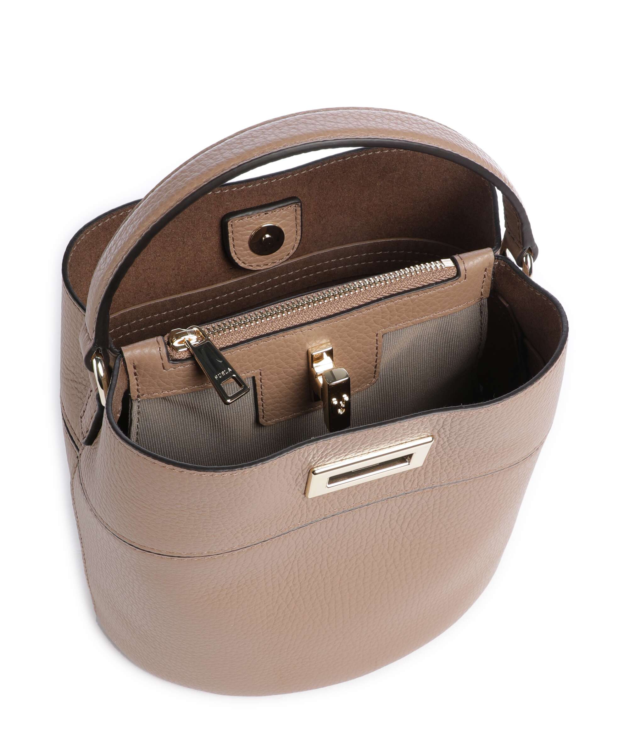 Furla Amelia Mini Bucket bag toffee - Image 6