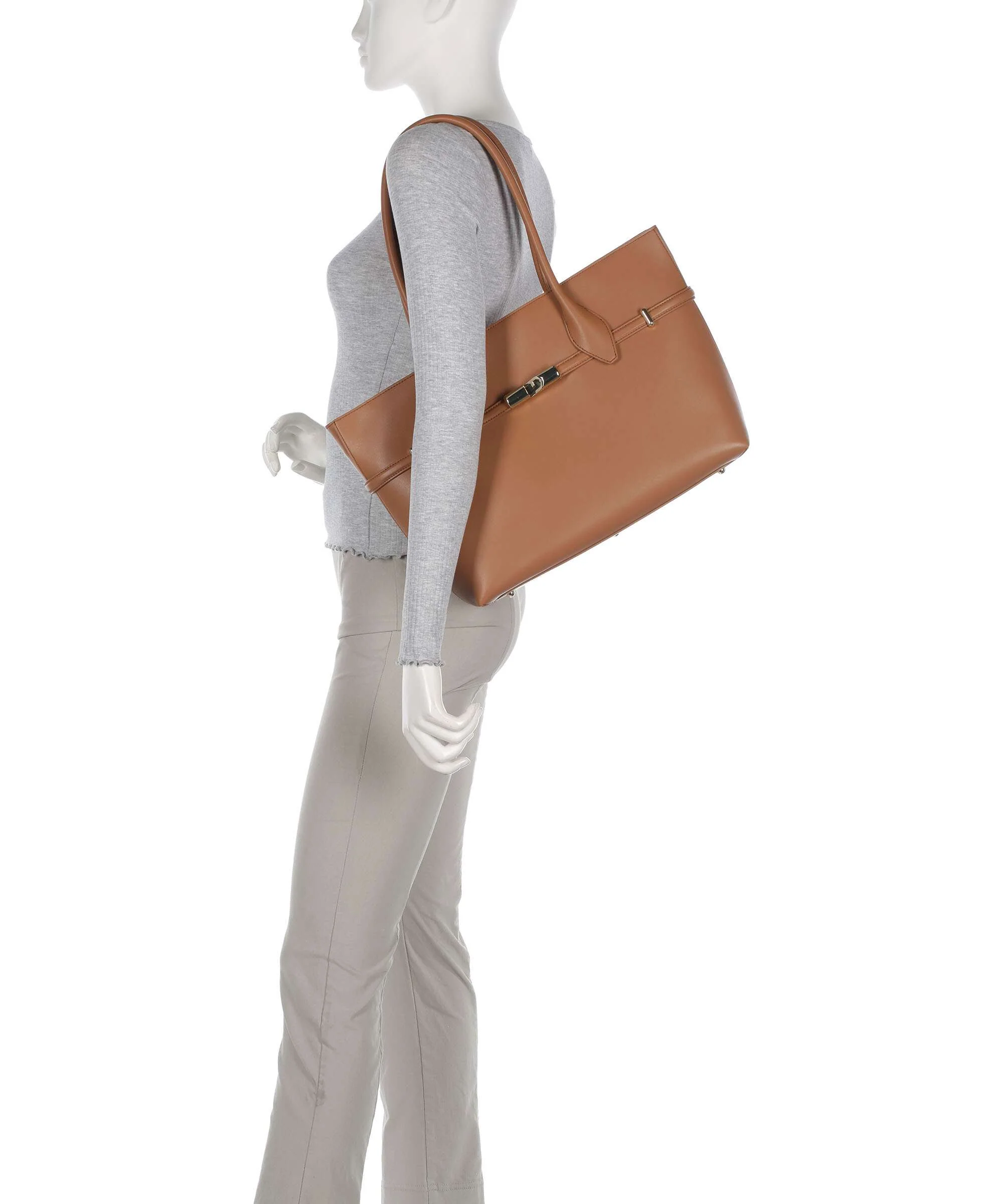 Furla Goccia L Tote bag brandy - Image 3