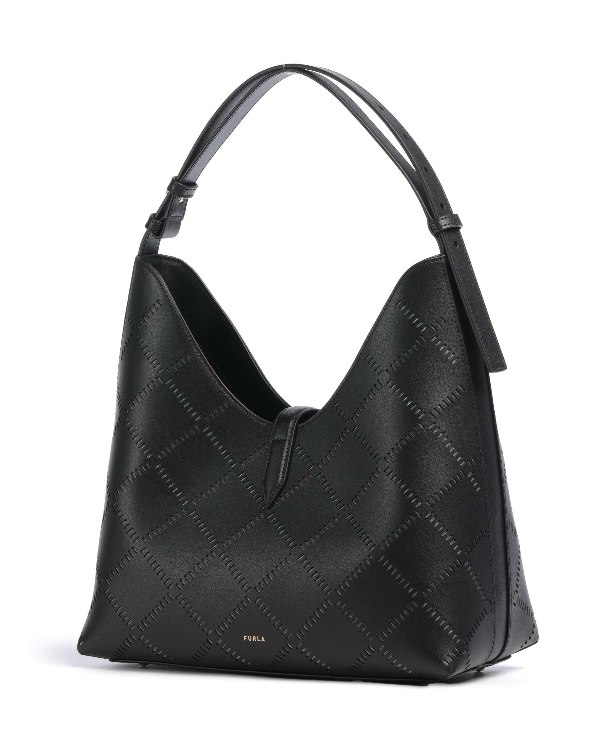 Furla Goccia M Hobo bag nero - Image 2