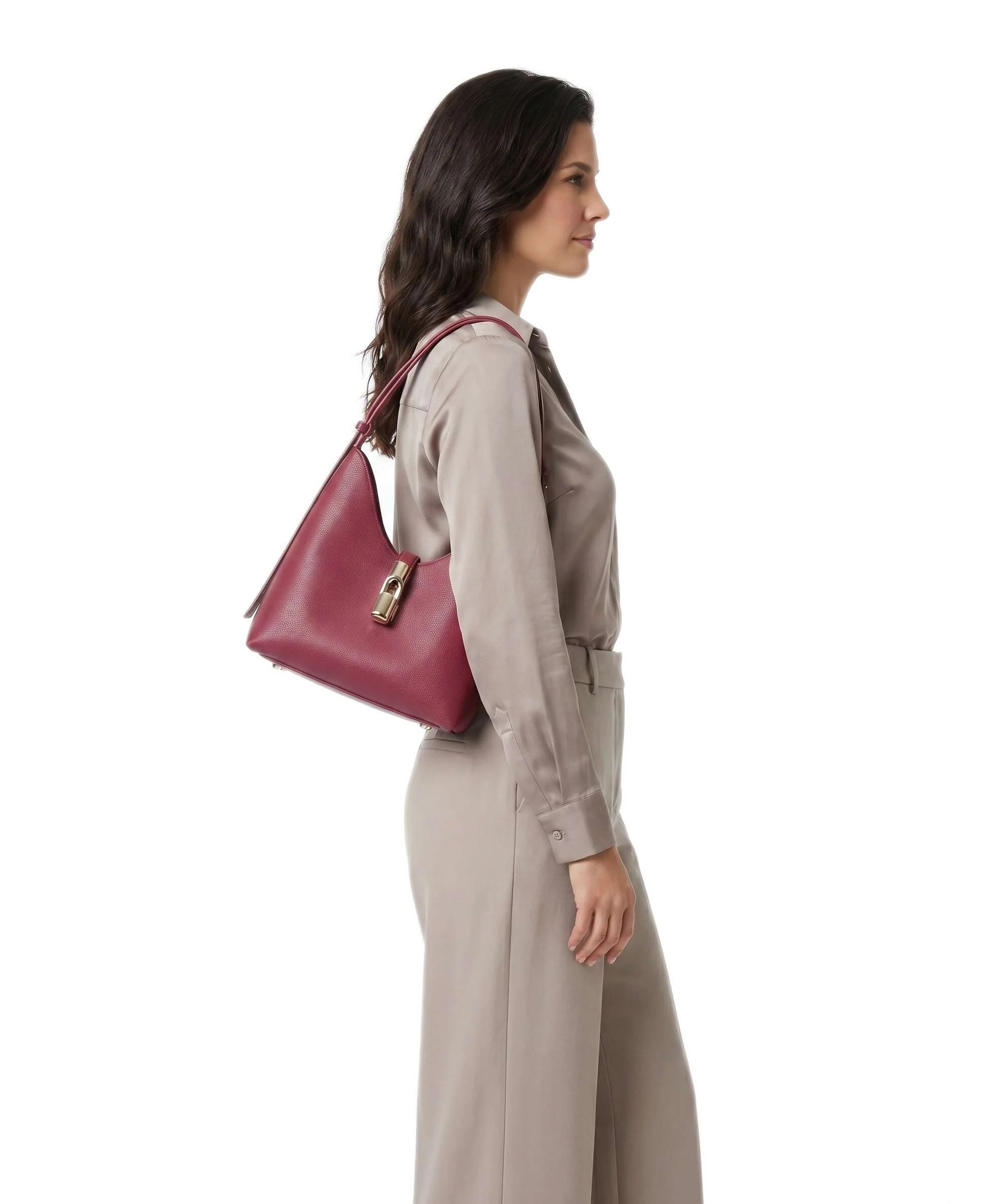 Furla Goccia S Shoulder bag rododendro - Image 3