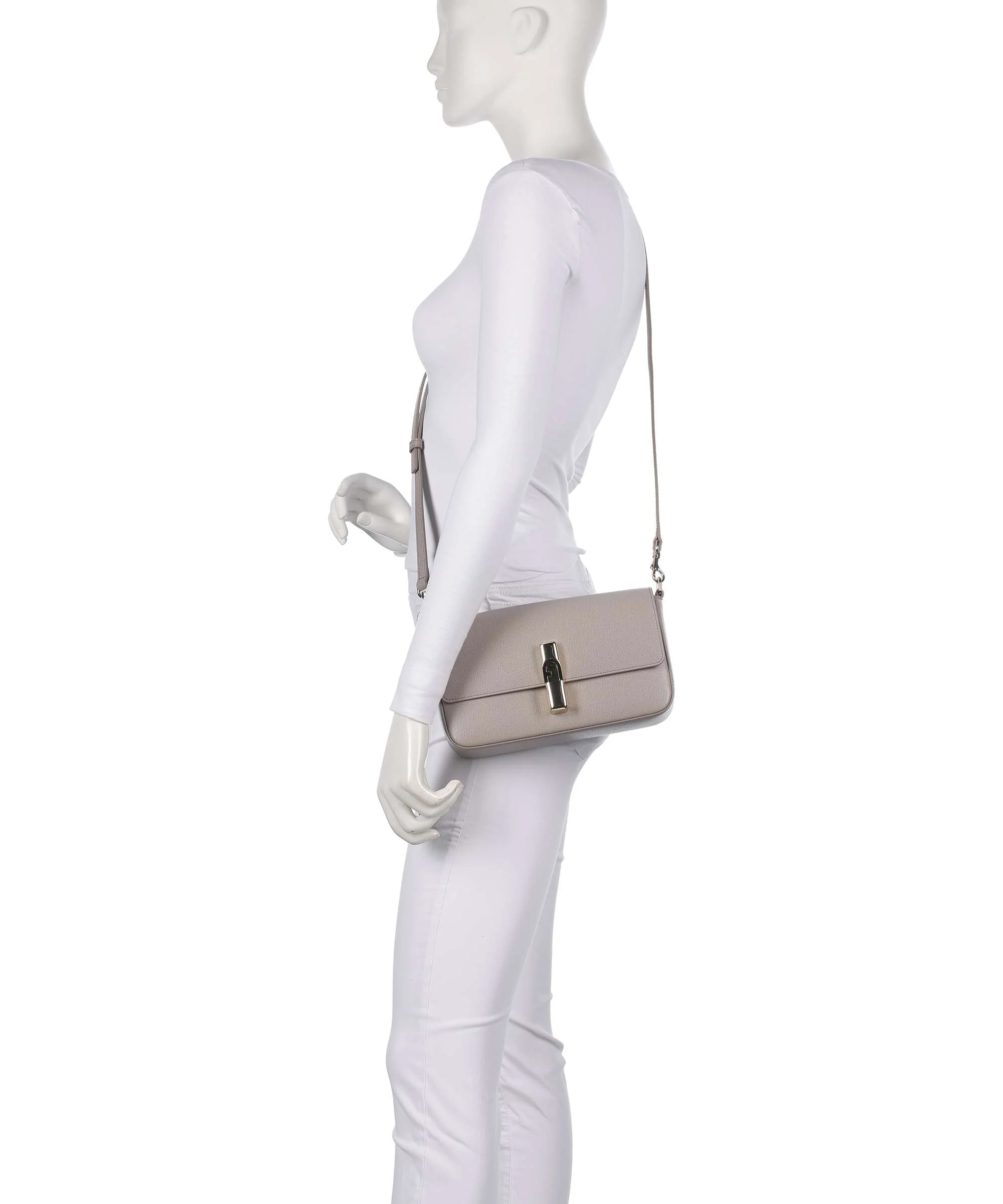Furla Iride S Crossbody bag cachemire gray - Image 3