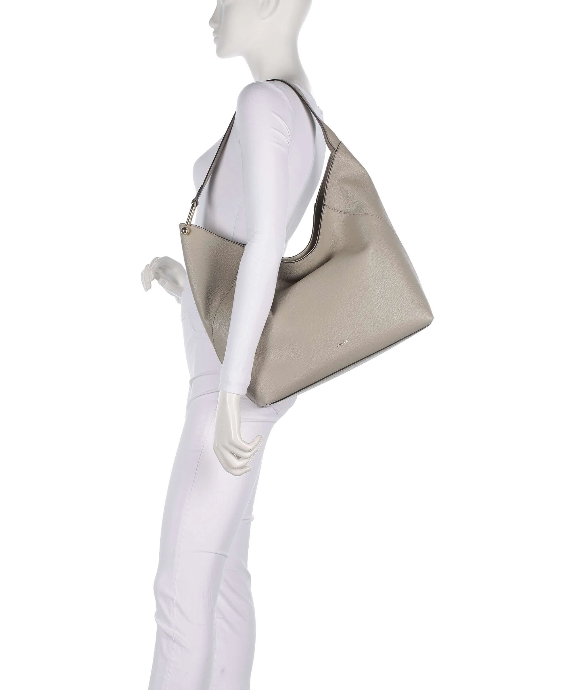 Furla Lara L Hobo bag linen - Image 3